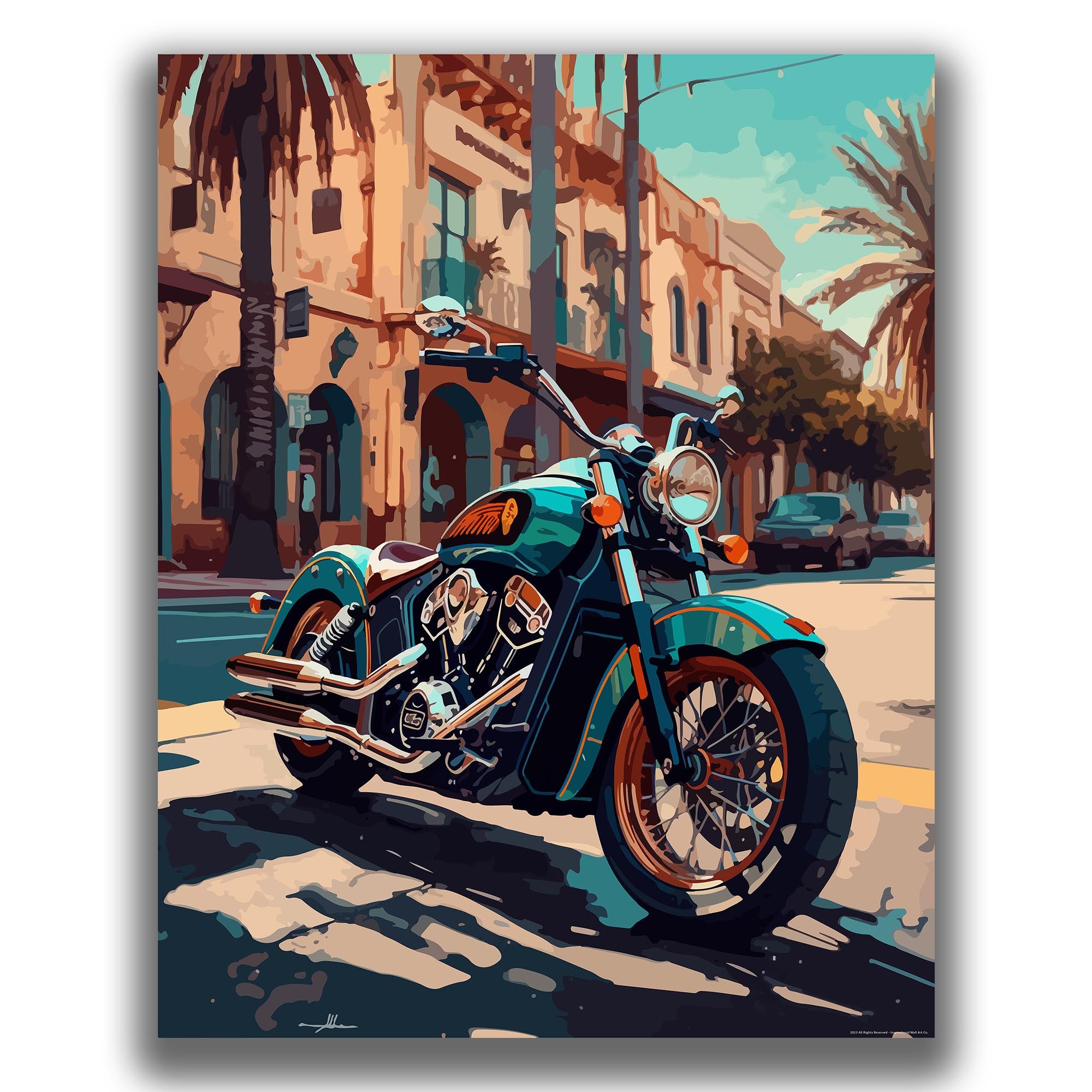 Durable - Motorcycle Poster