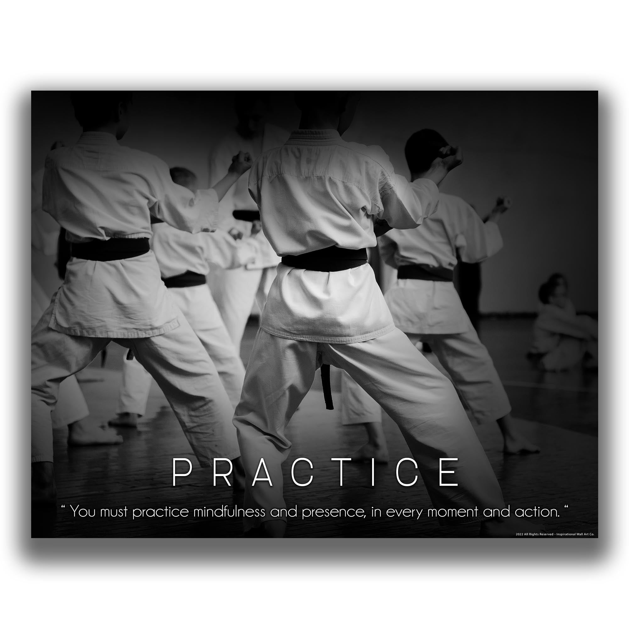 Practice - Martial Arts Poster