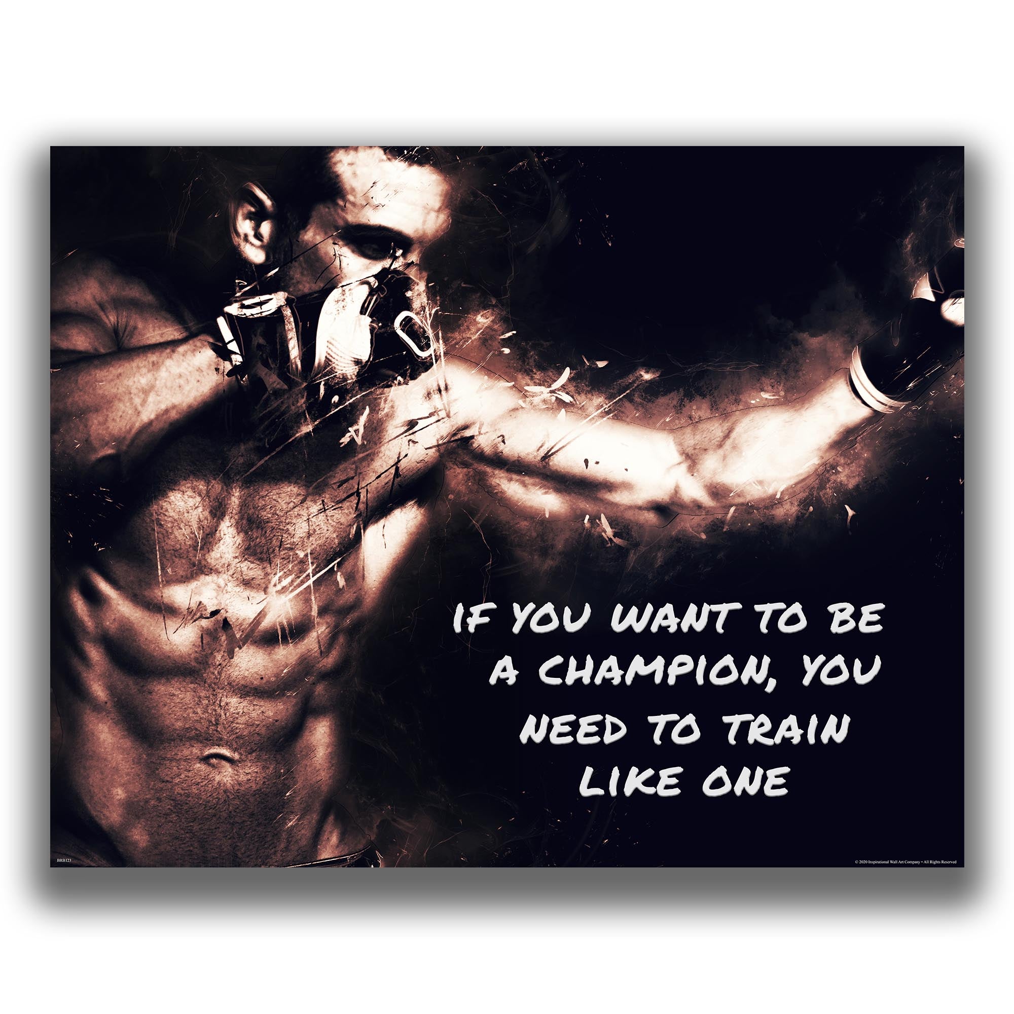 Train Like A Champion - Boxing Poster