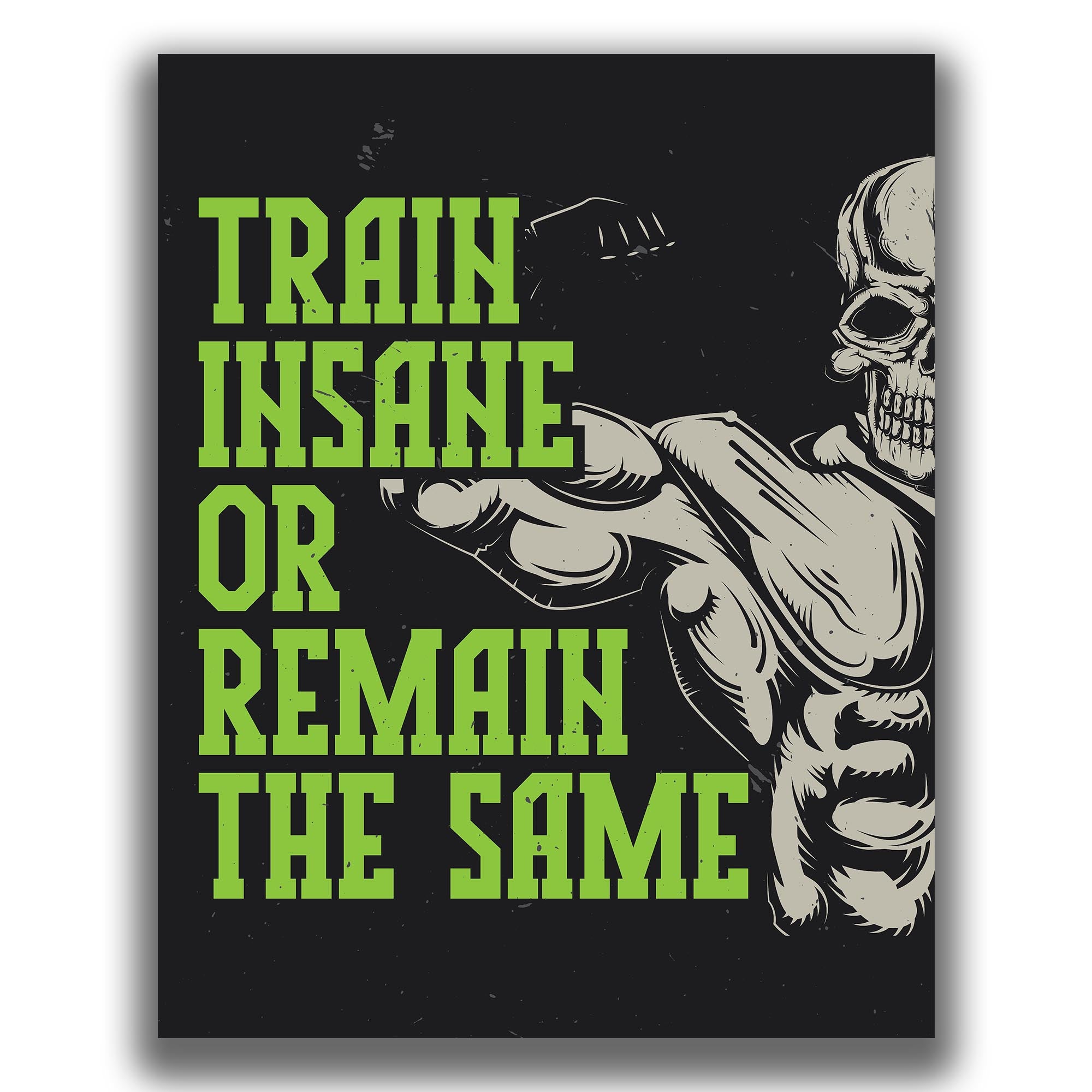 Train Insane - Gym Poster