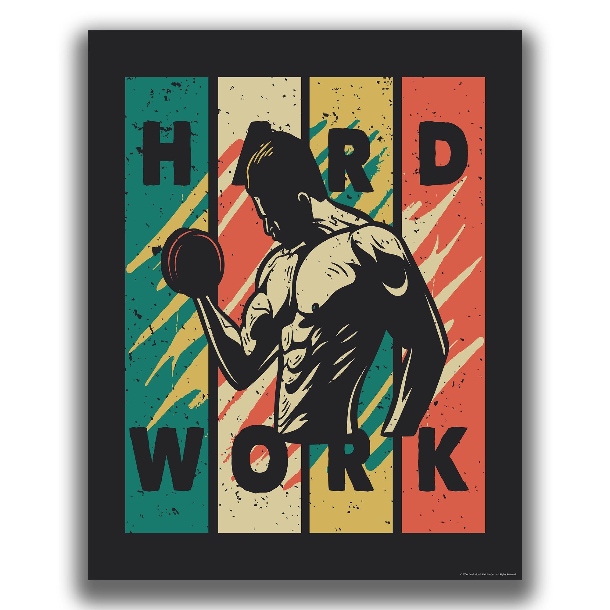 Go Hard - Gym Poster