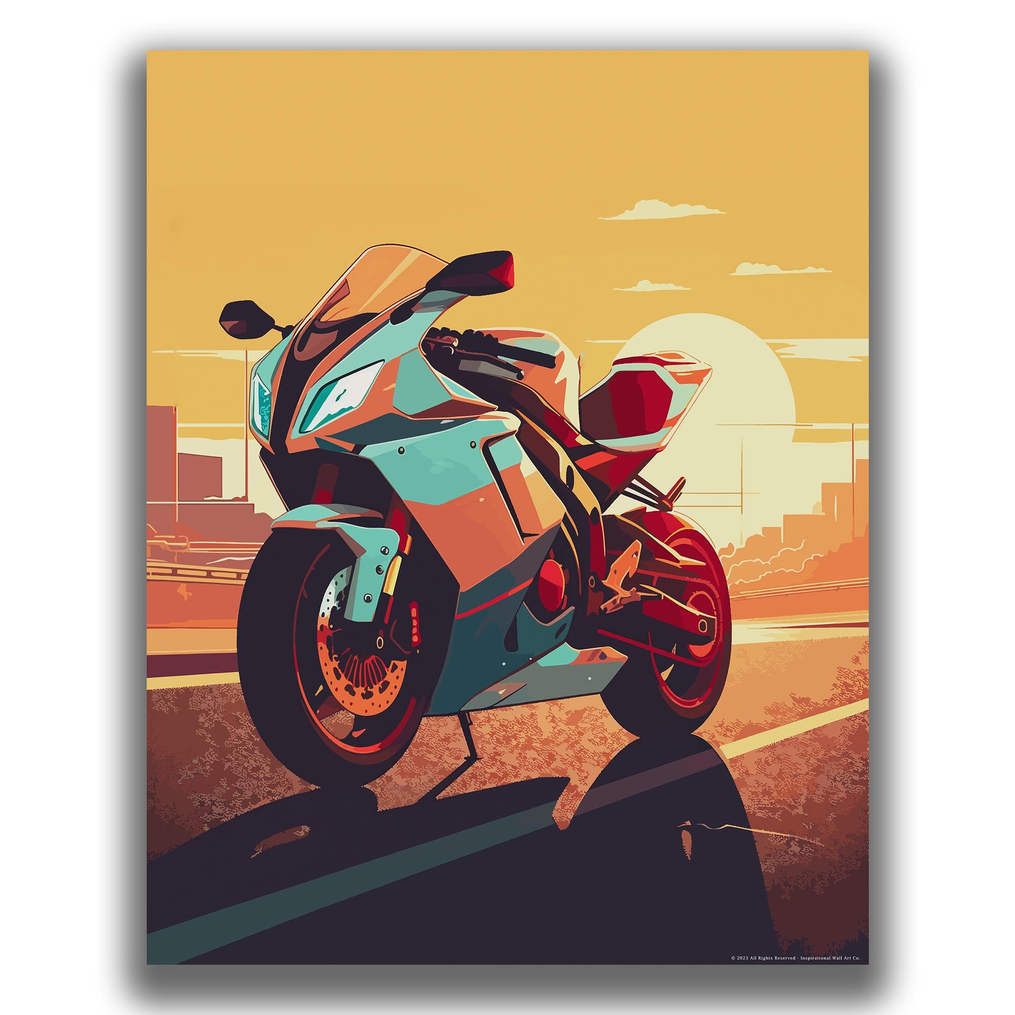 Motorcycle Mania - Motorcycle Poster
