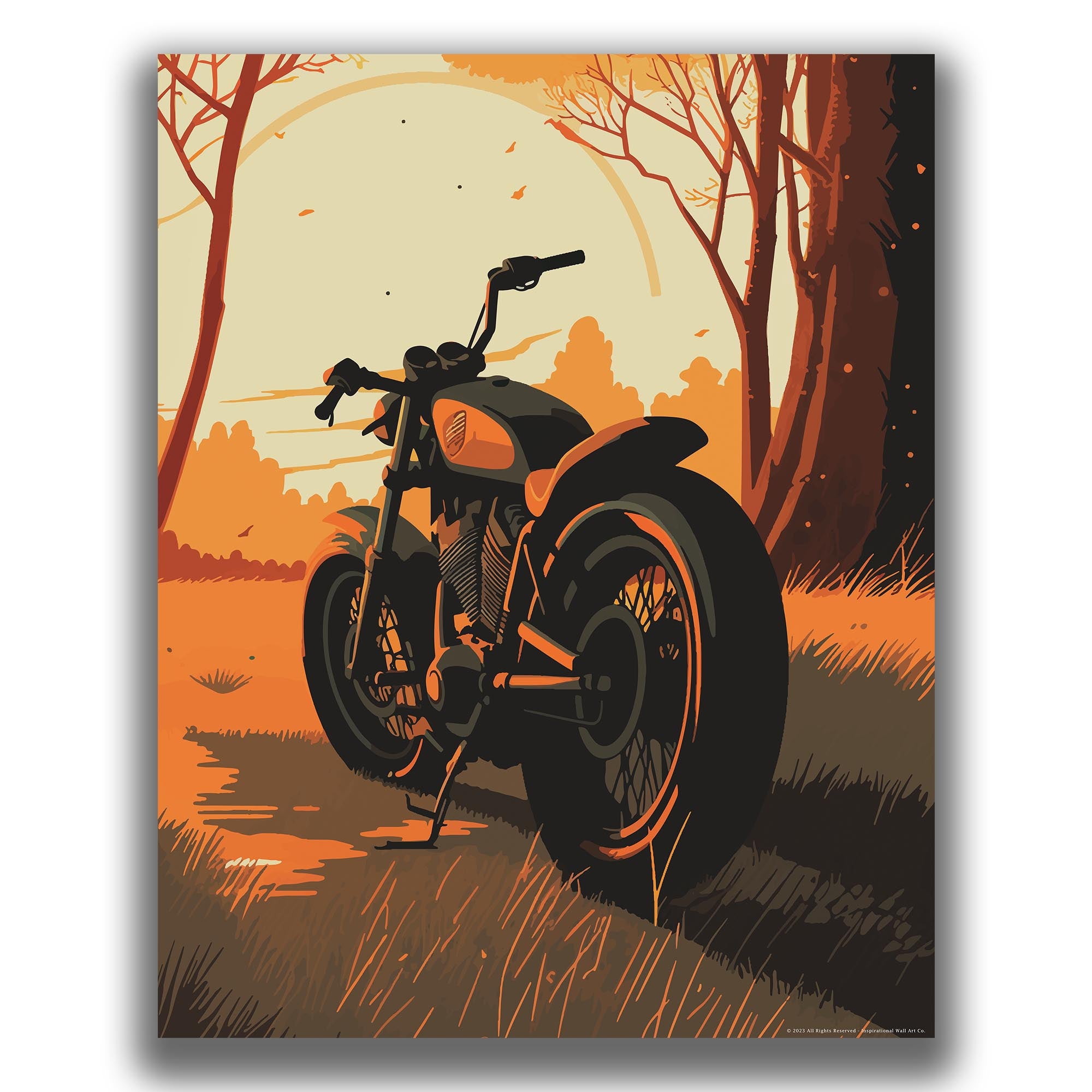 Born to Ride - Motorcycle Poster
