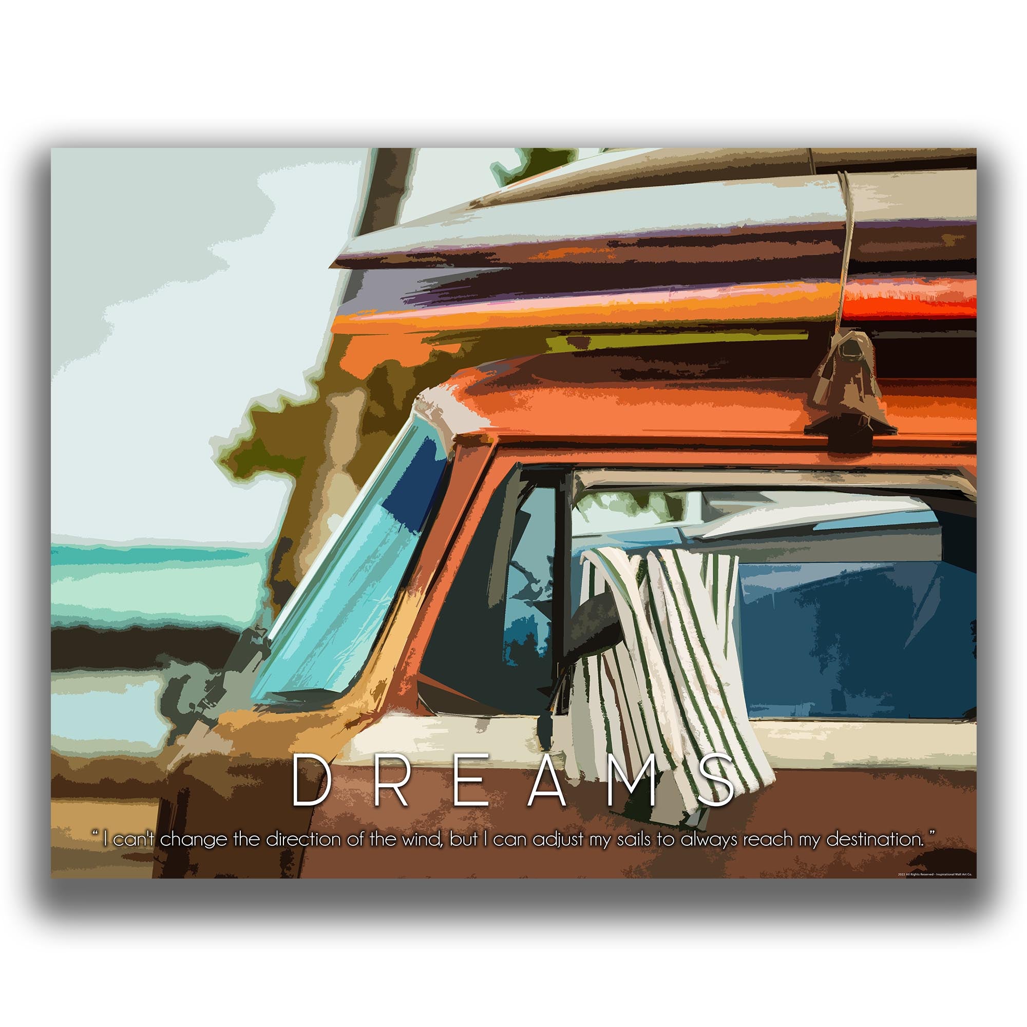 Dreams - Surfing Poster