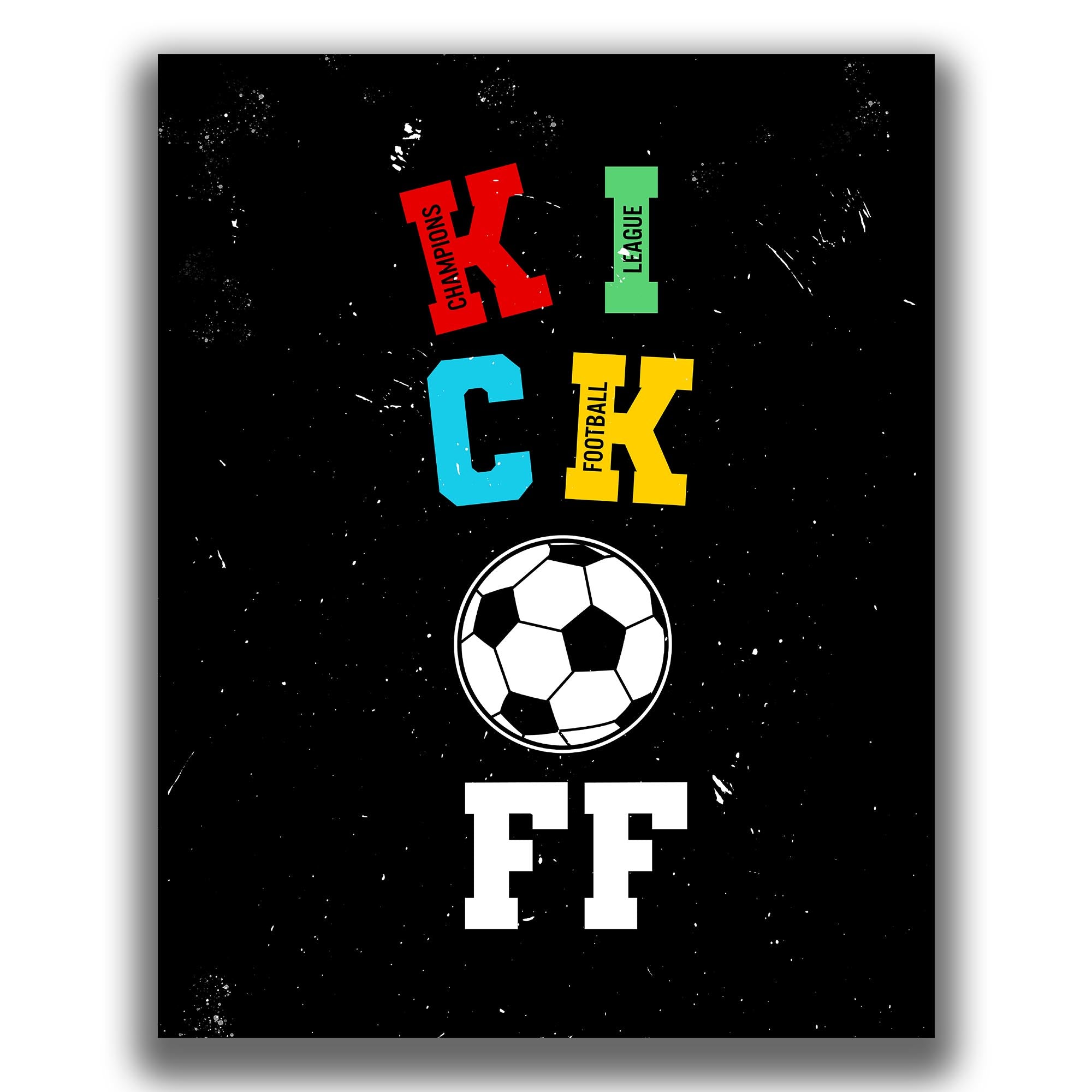 Kick Off - Soccer Poster