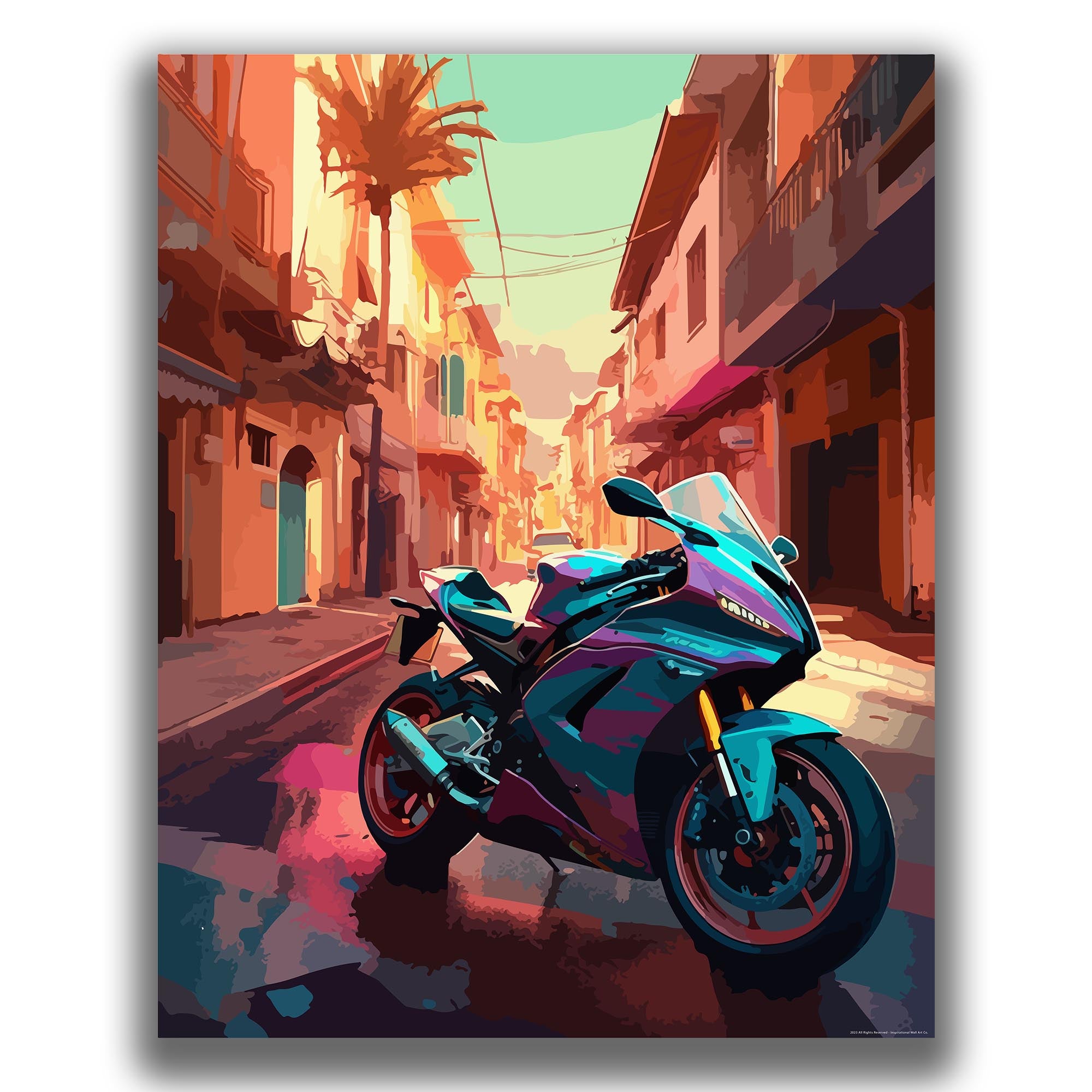 Breathtaking - Motorcycle Poster