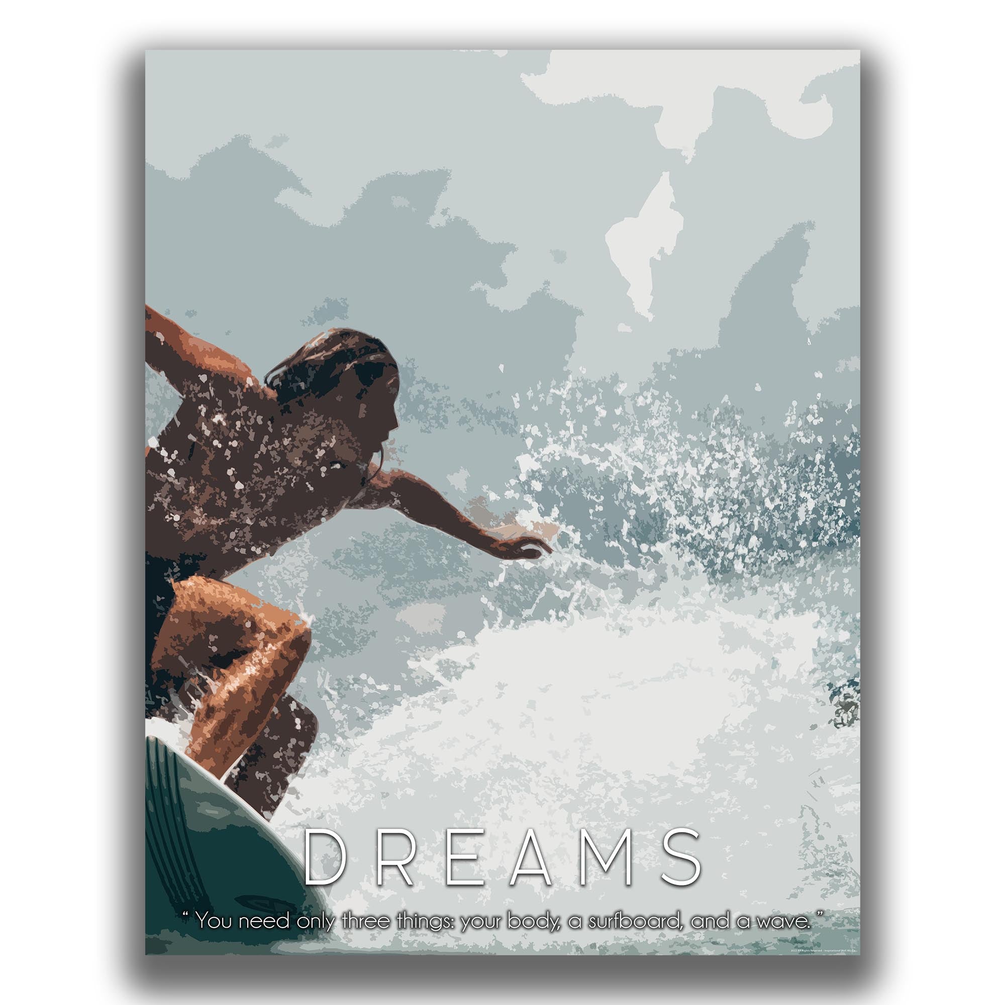 Dreams - Surfing Poster
