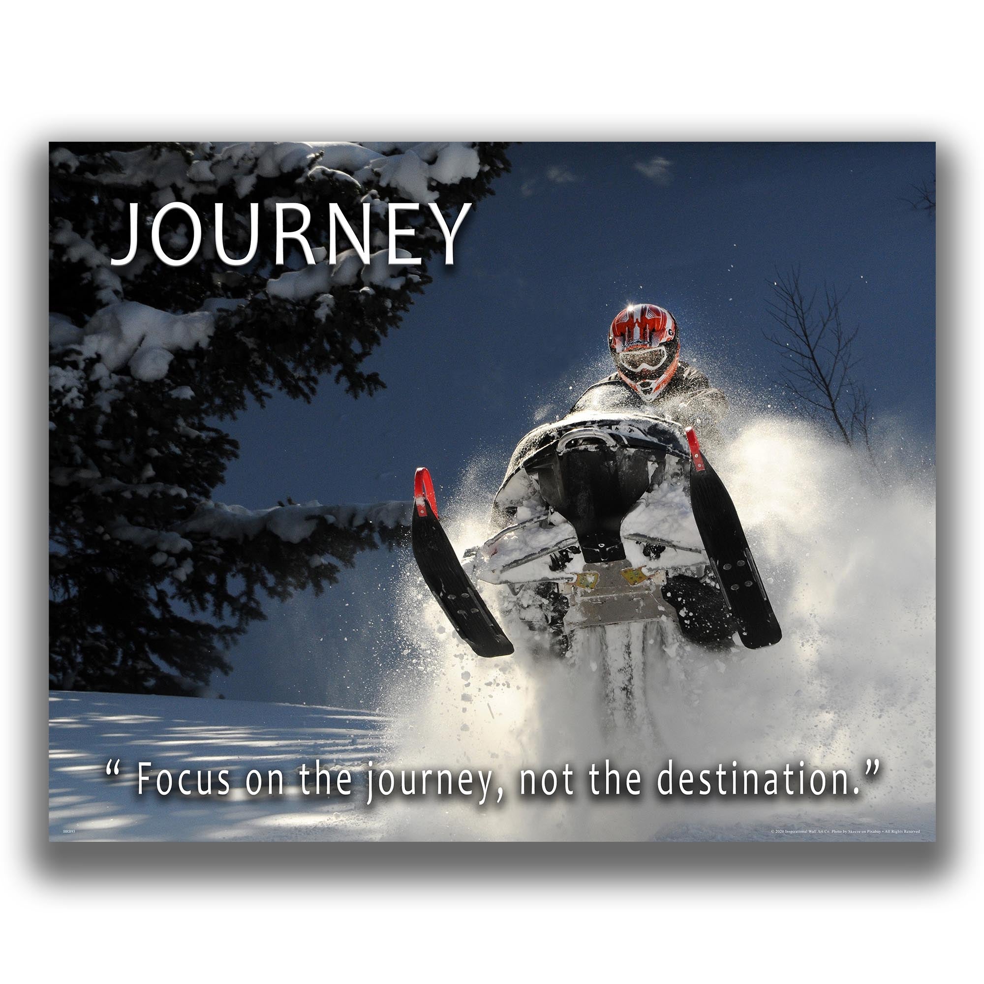 Journey - Snowmobile Poster