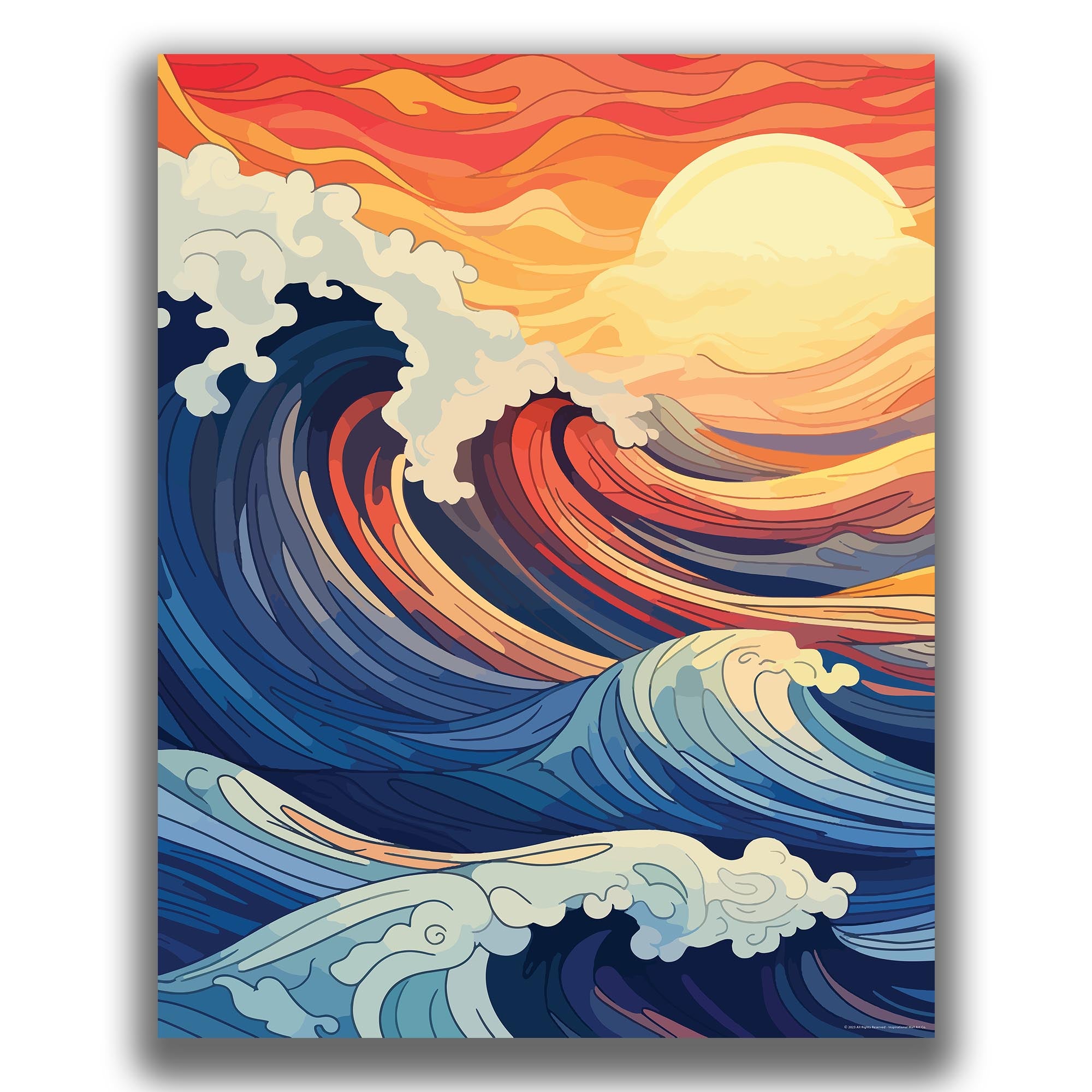 Tides - Surfing Poster
