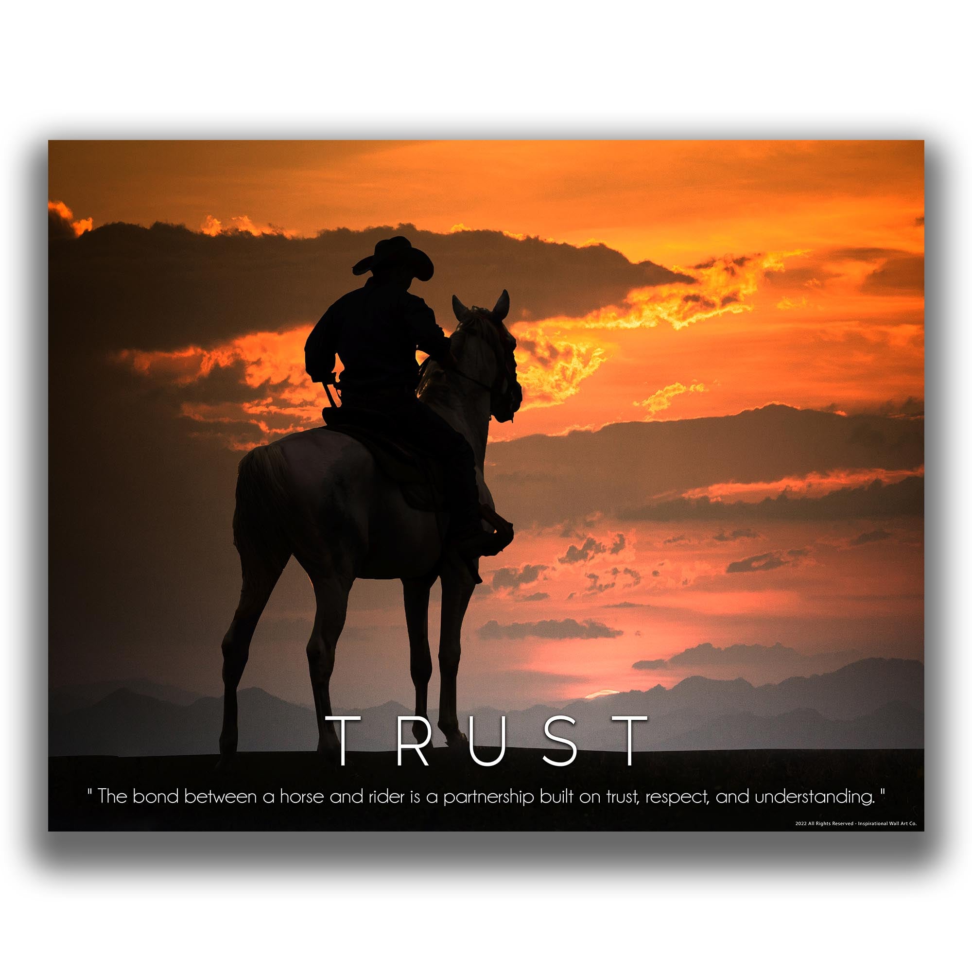 Trust - Equestrian Poster