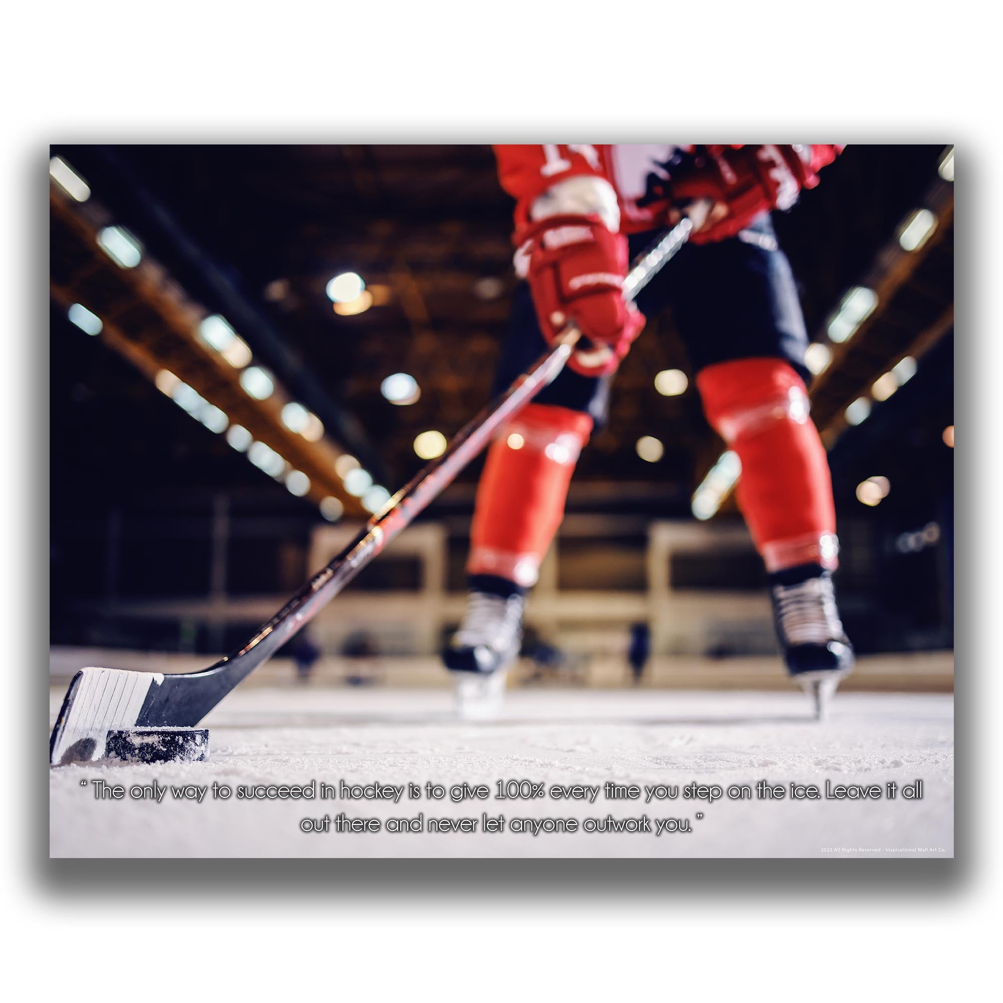 Succeed - Hockey Poster