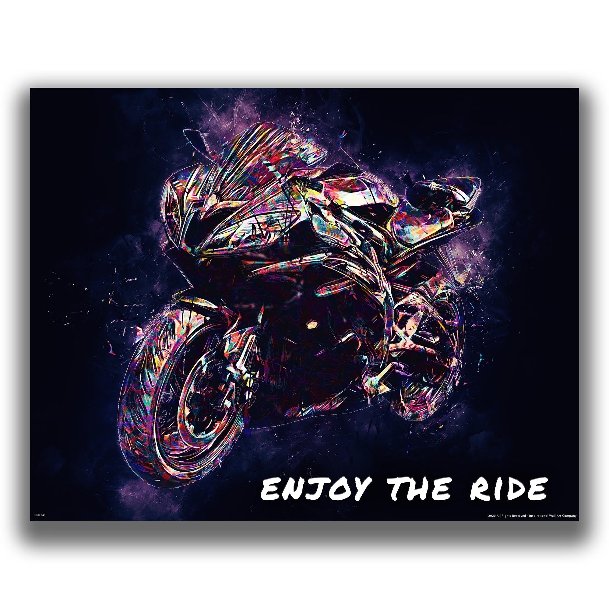 Enjoy The Ride - Motorcycle Poster