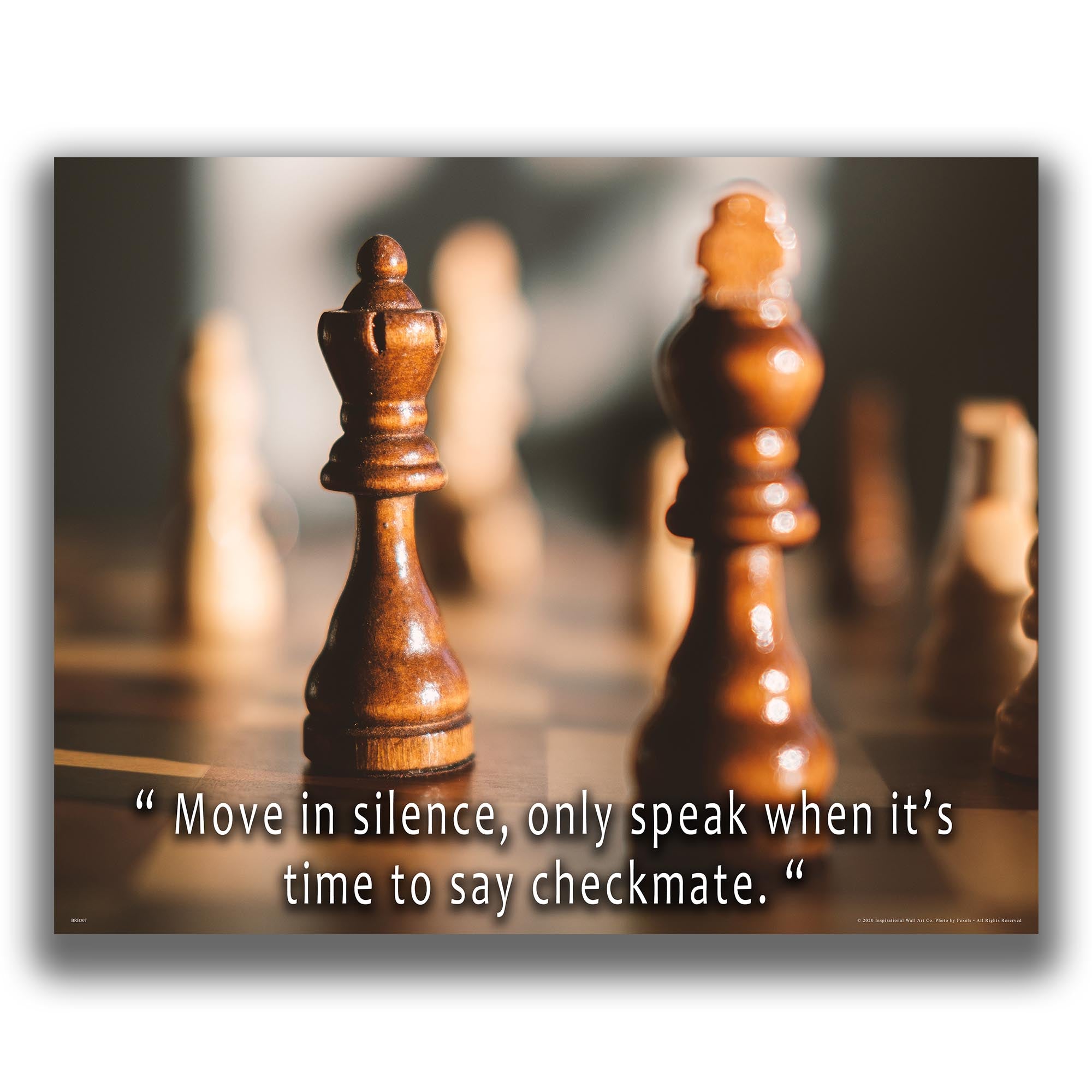 Move In Silence - Chess Poster