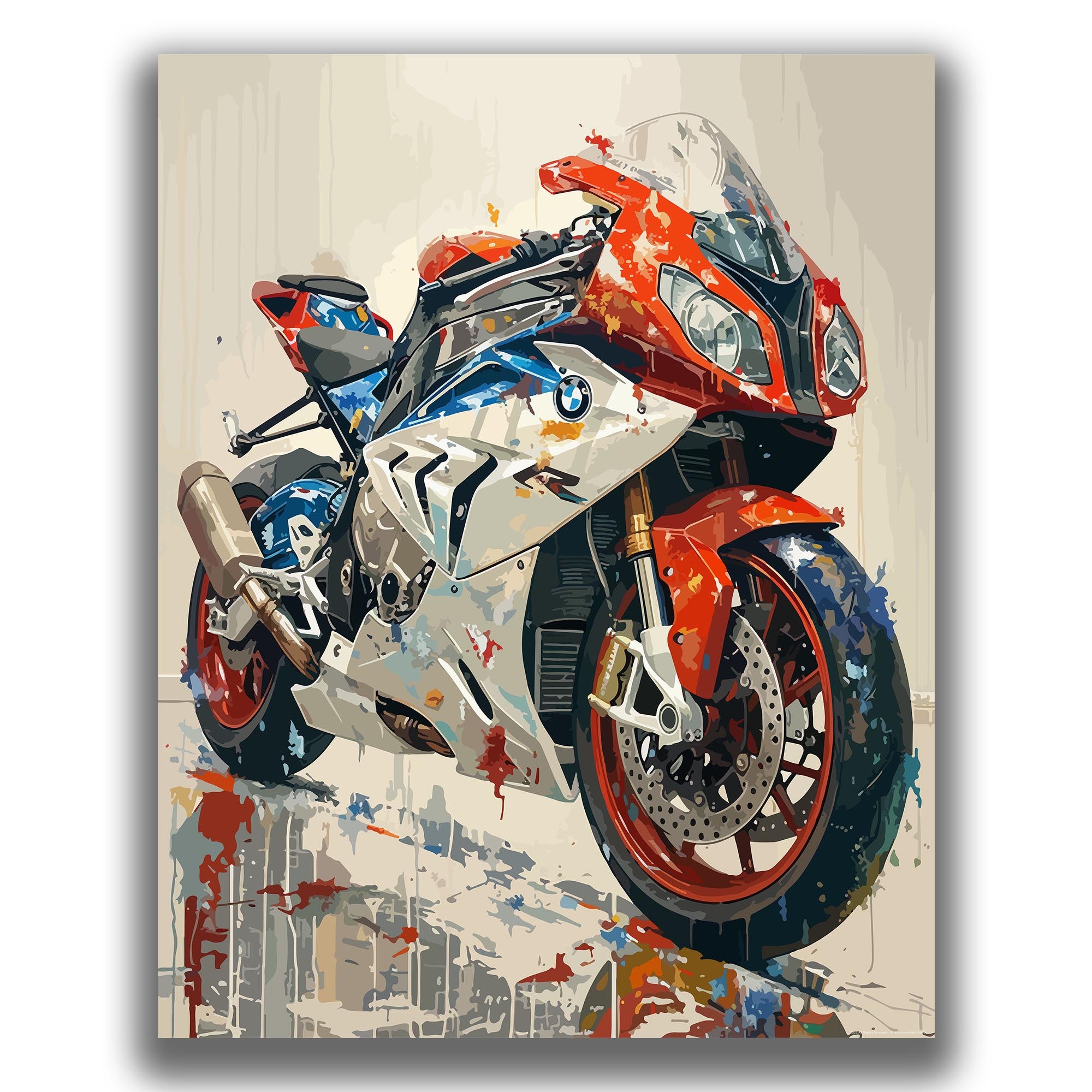 Refined - Motorcycle Poster
