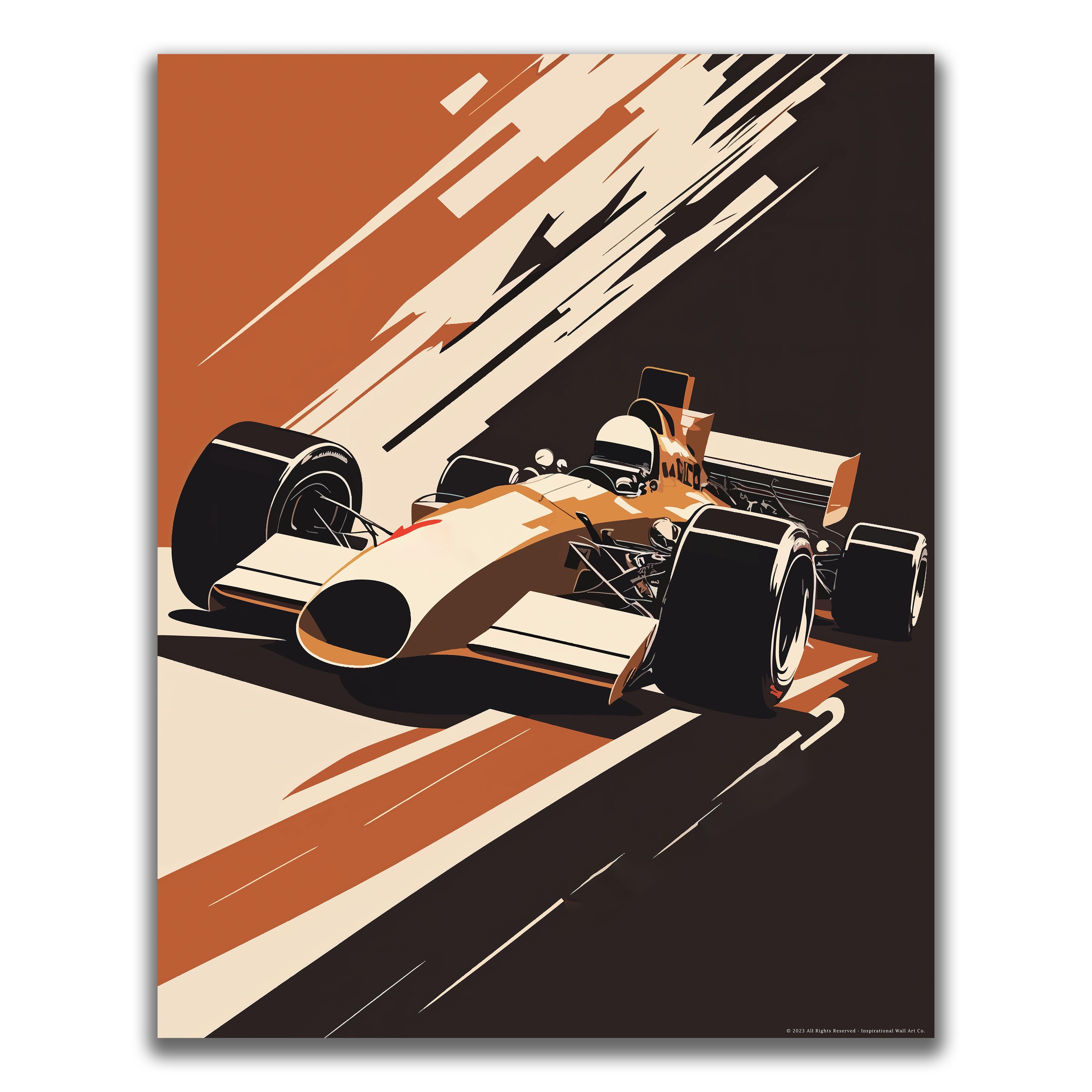 Power and Precision - Car Poster