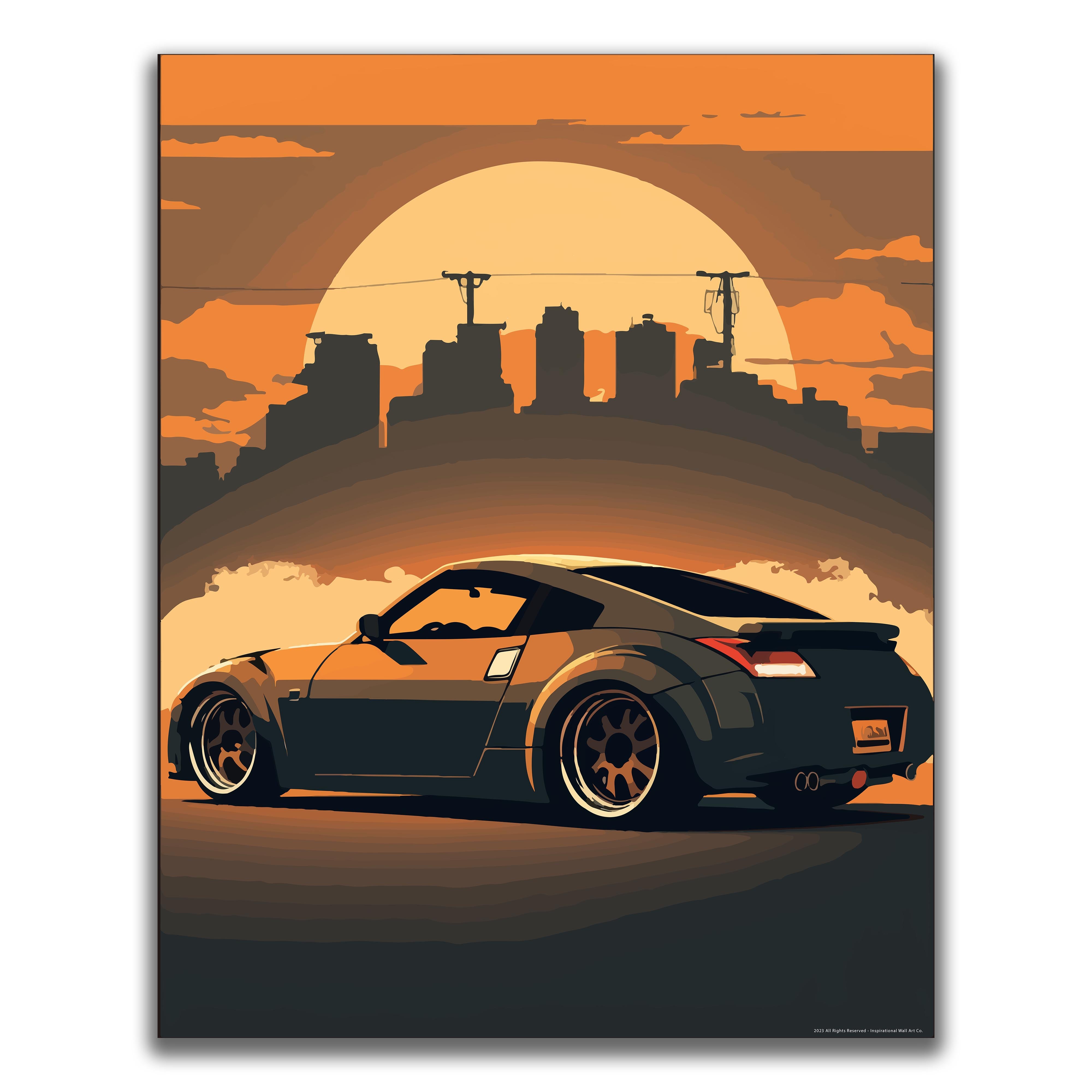 GTR - Car Poster