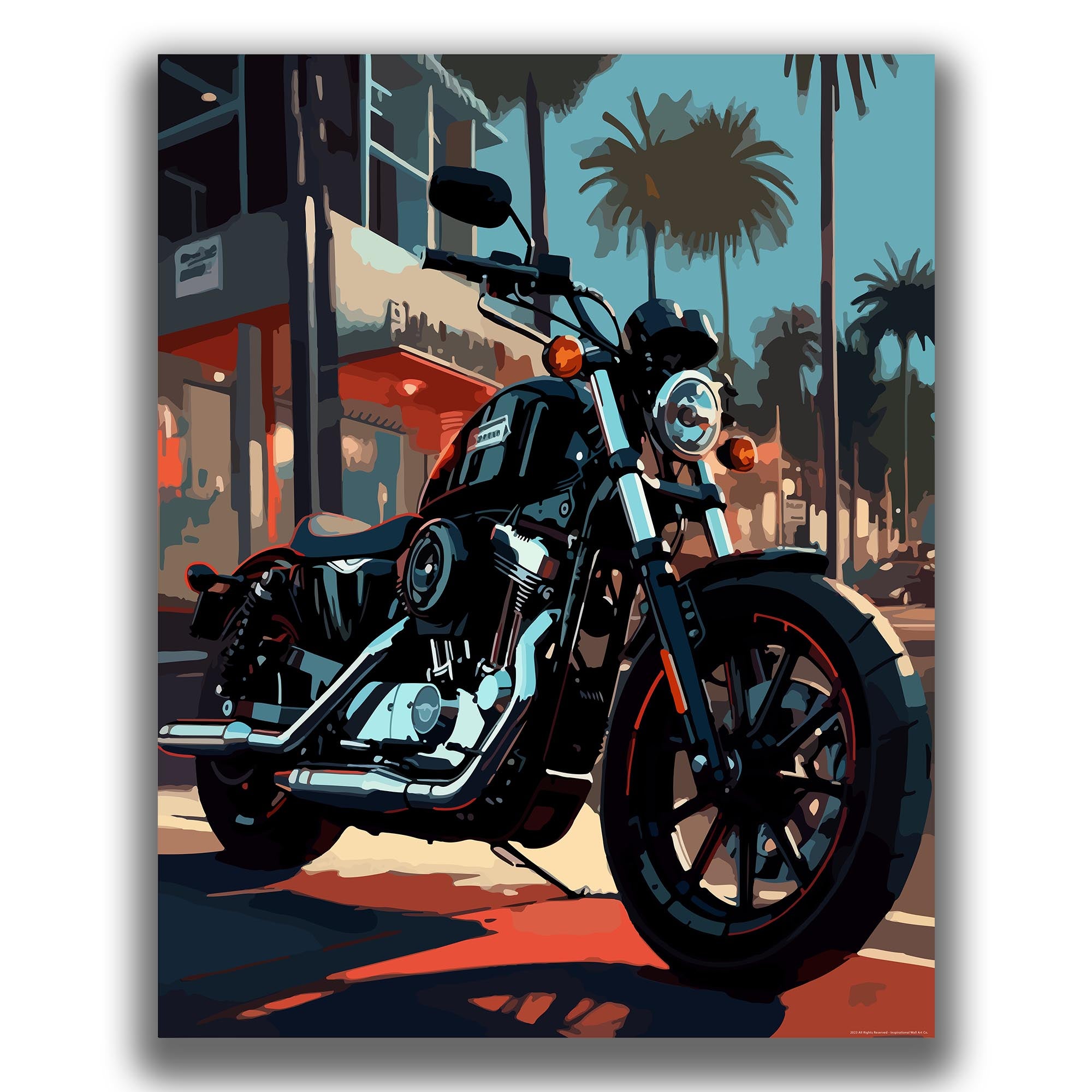 Lavish - Motorcycle Poster