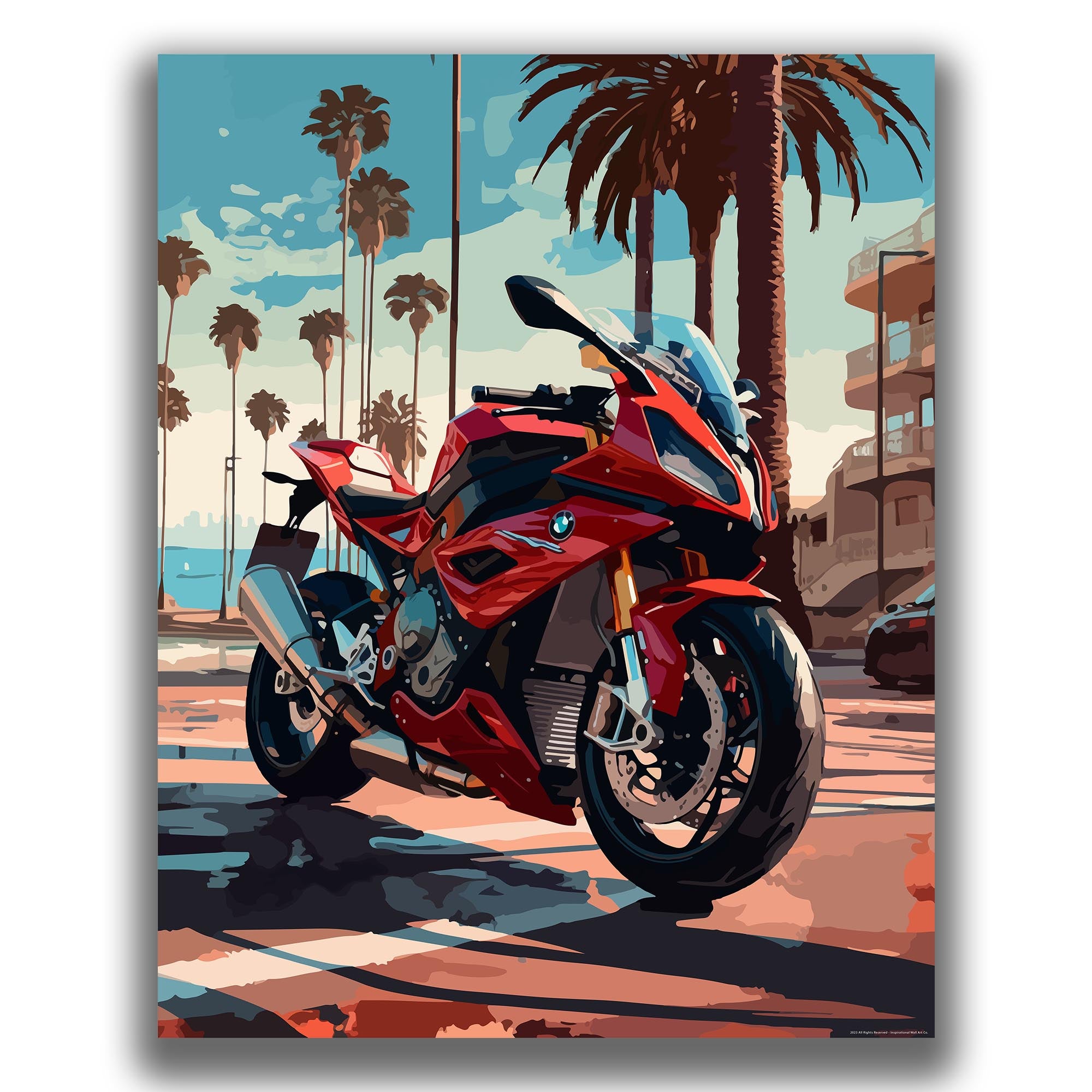 Easygoing - Motorcycle Poster