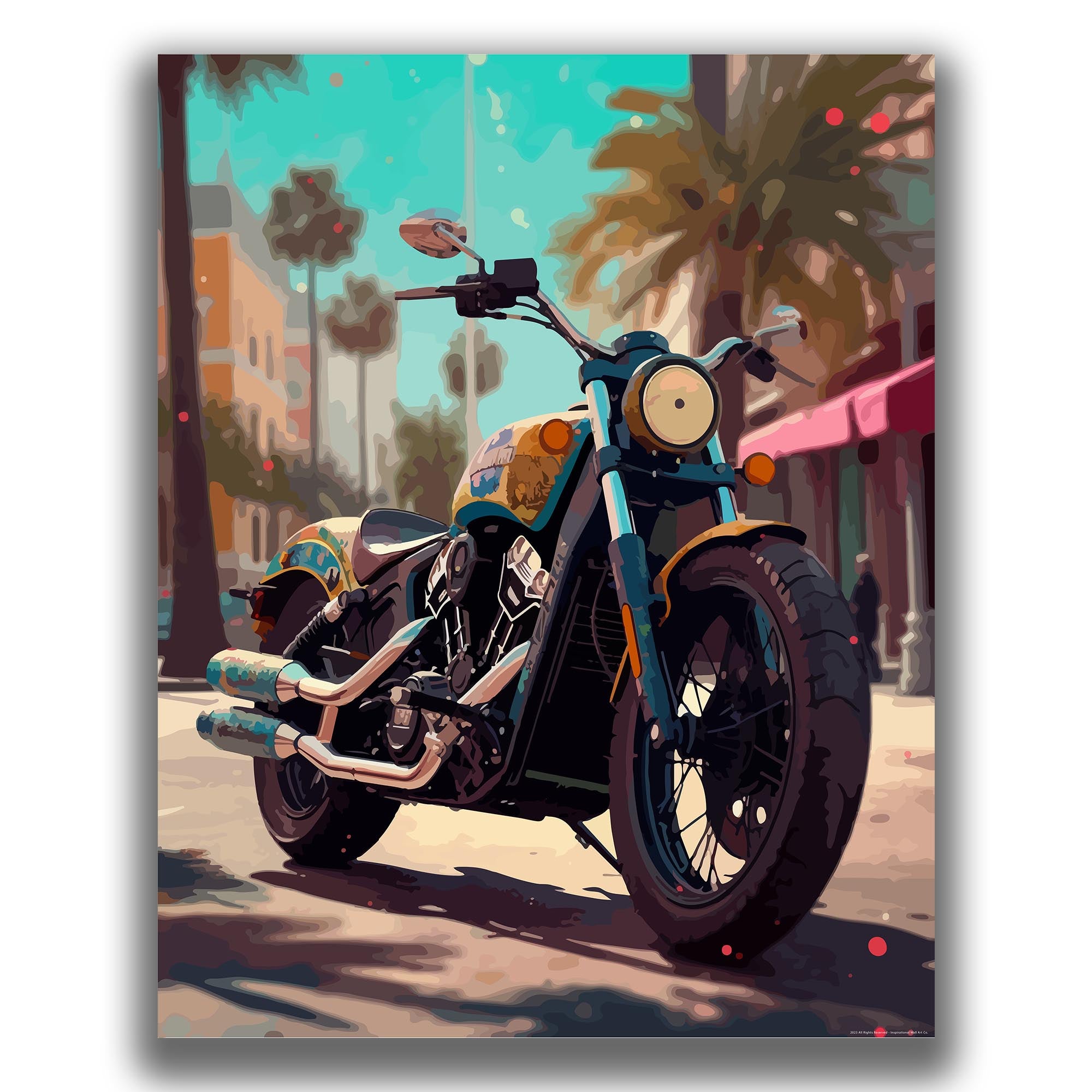 Distinct - Motorcycle Poster