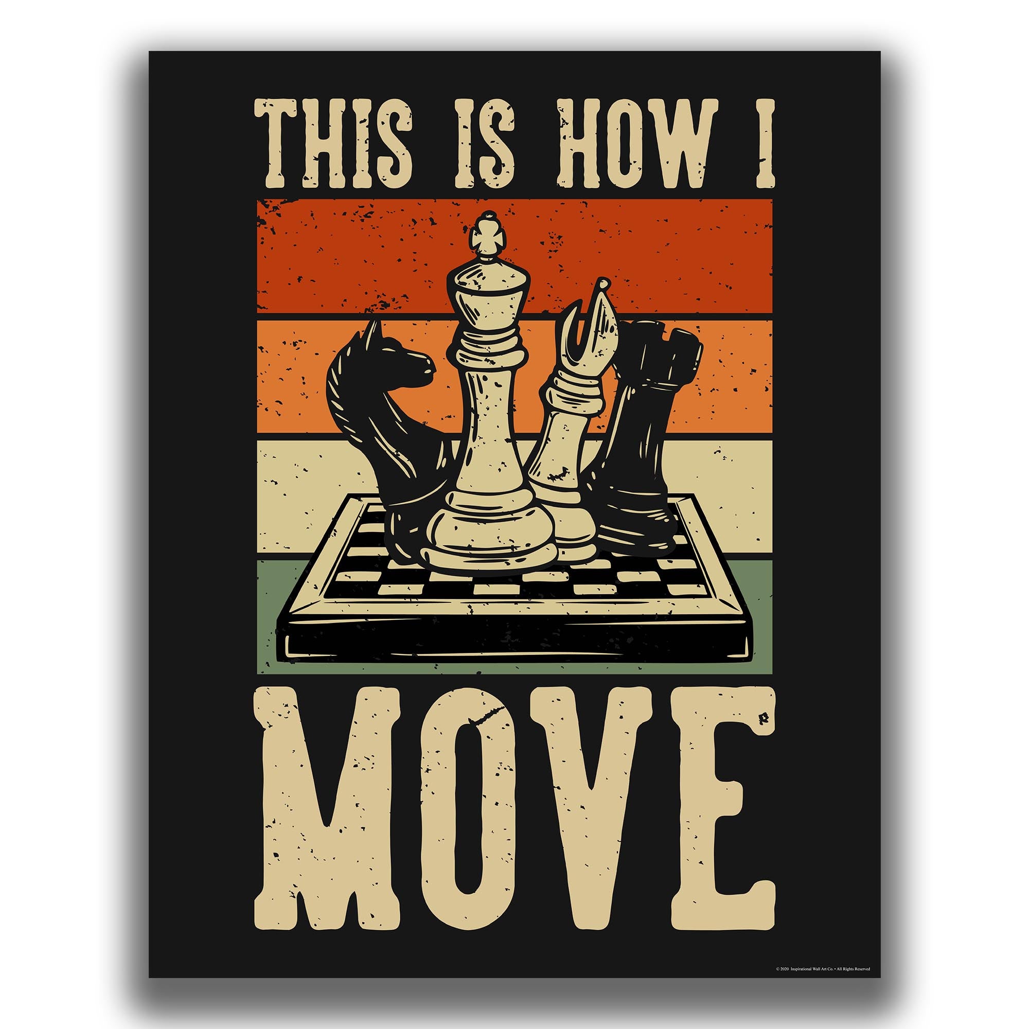 How I Move - Chess Poster