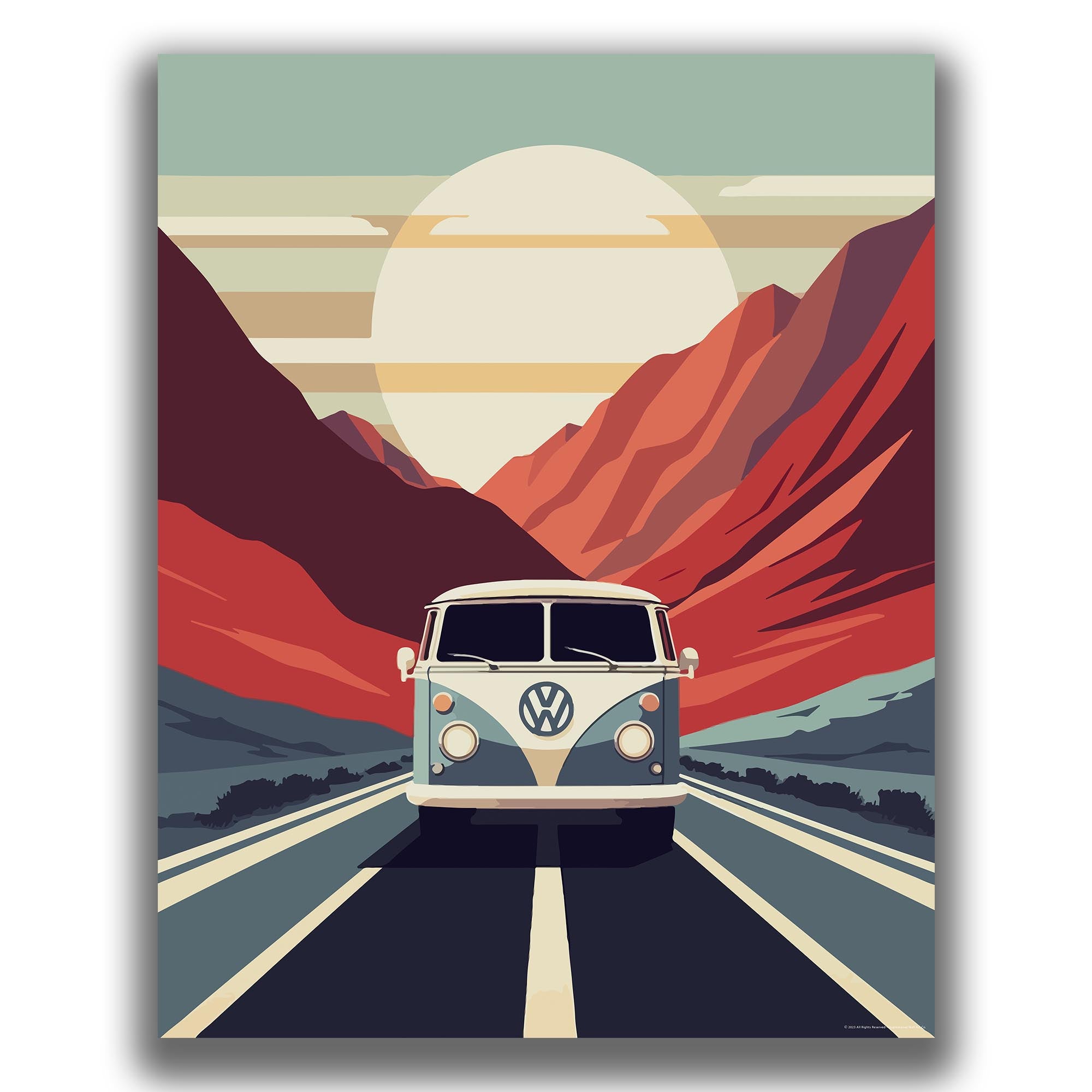 Camping - Volkswagen Poster