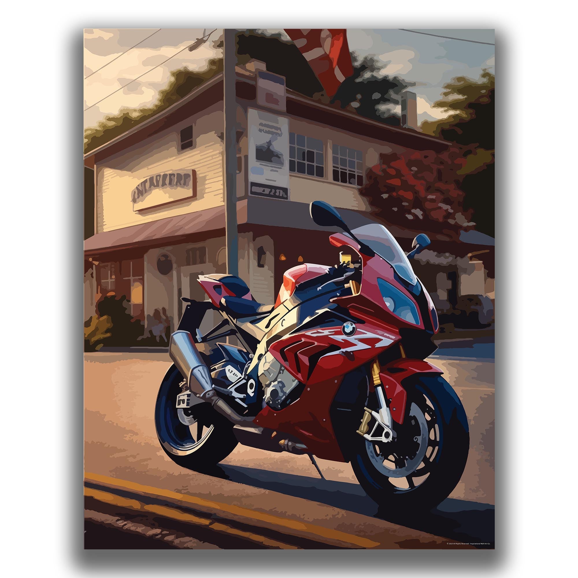 Precision - Motorcycle Poster