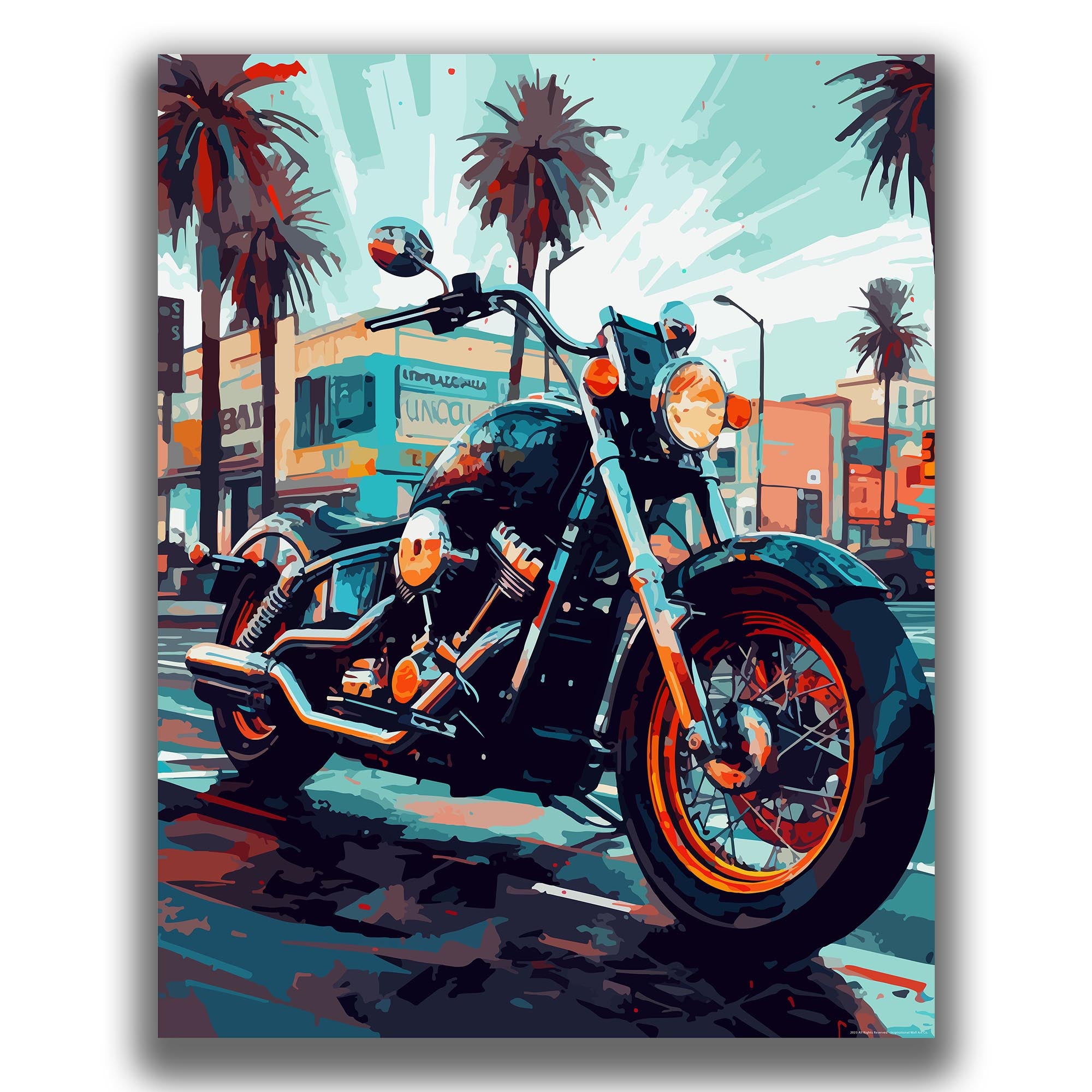 Detailed - Motorcycle Poster