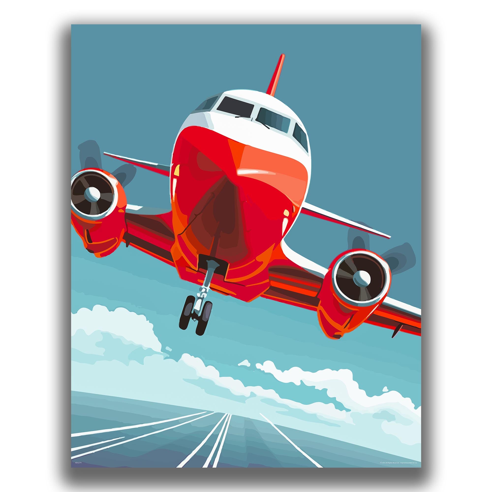 Turboprop - Airplane Poster