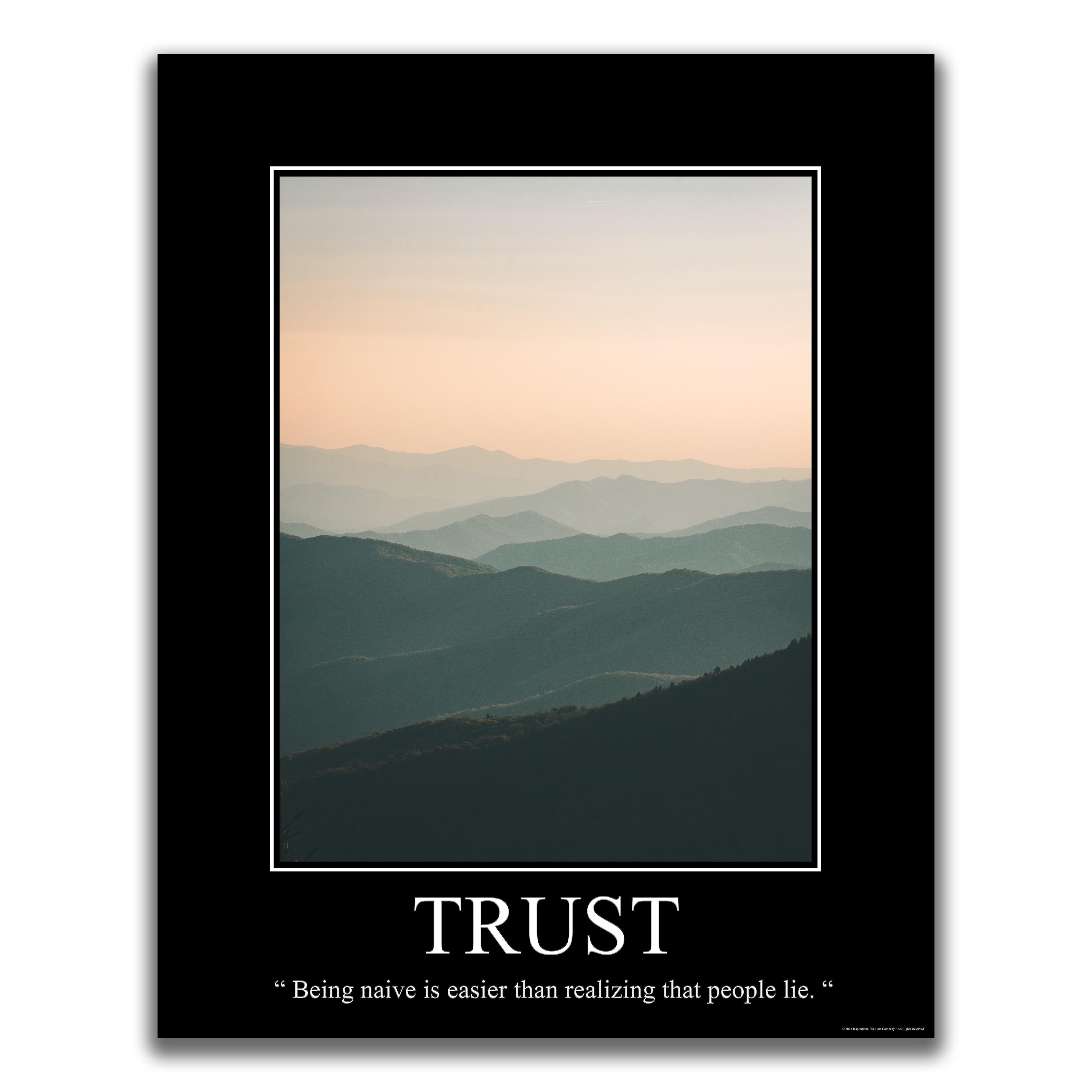 Trust - Demotivational Poster