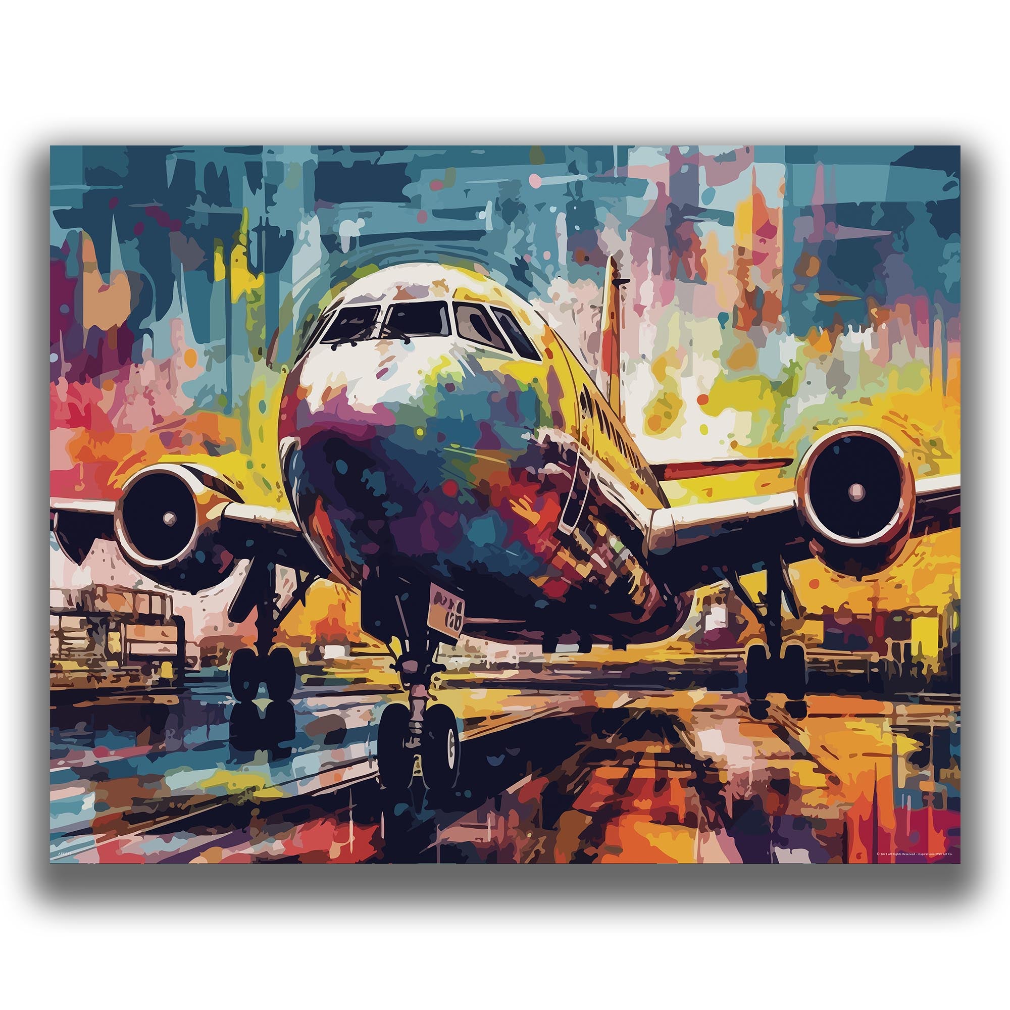 Jetset - Airplane Poster