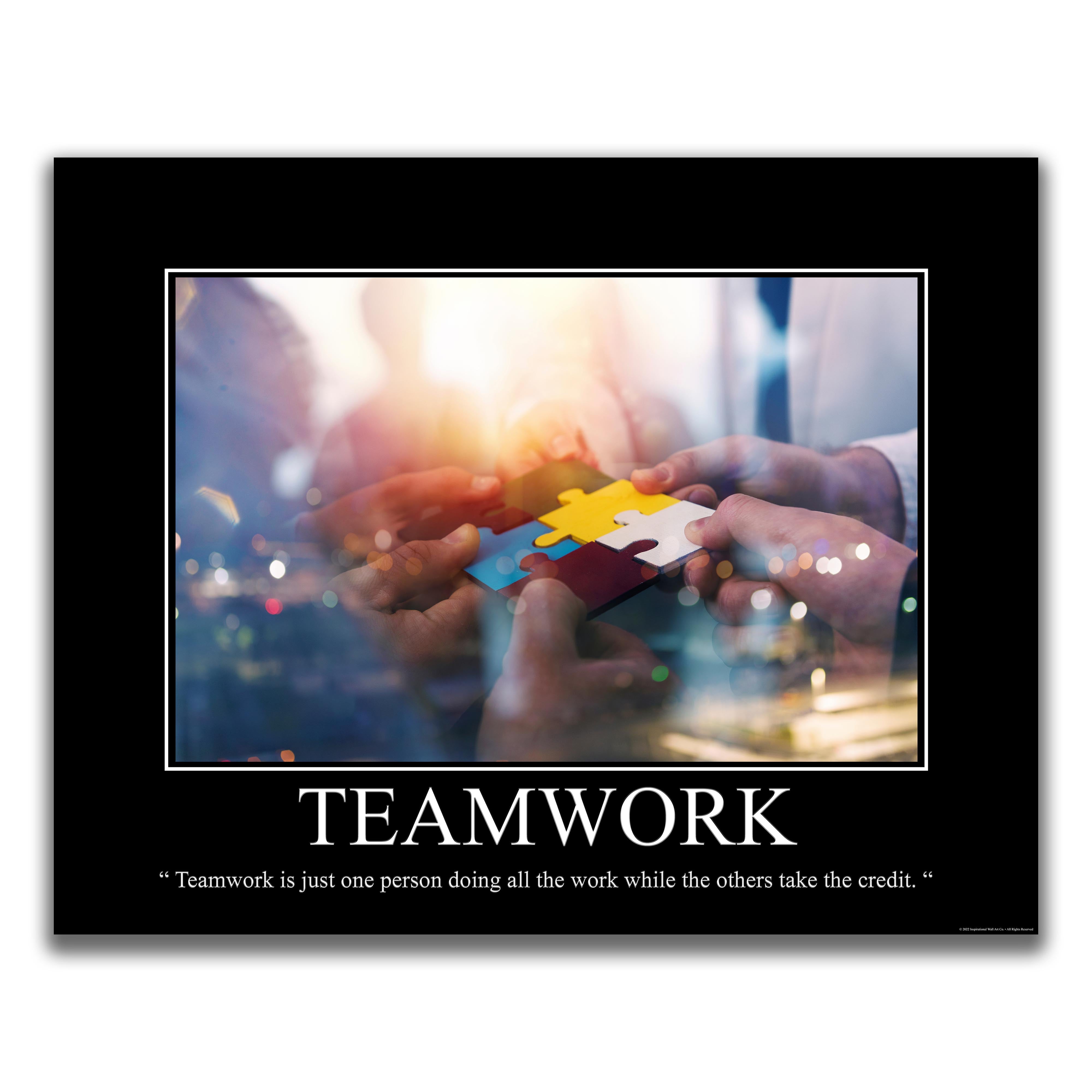 Teamwork - Demotivational Poster