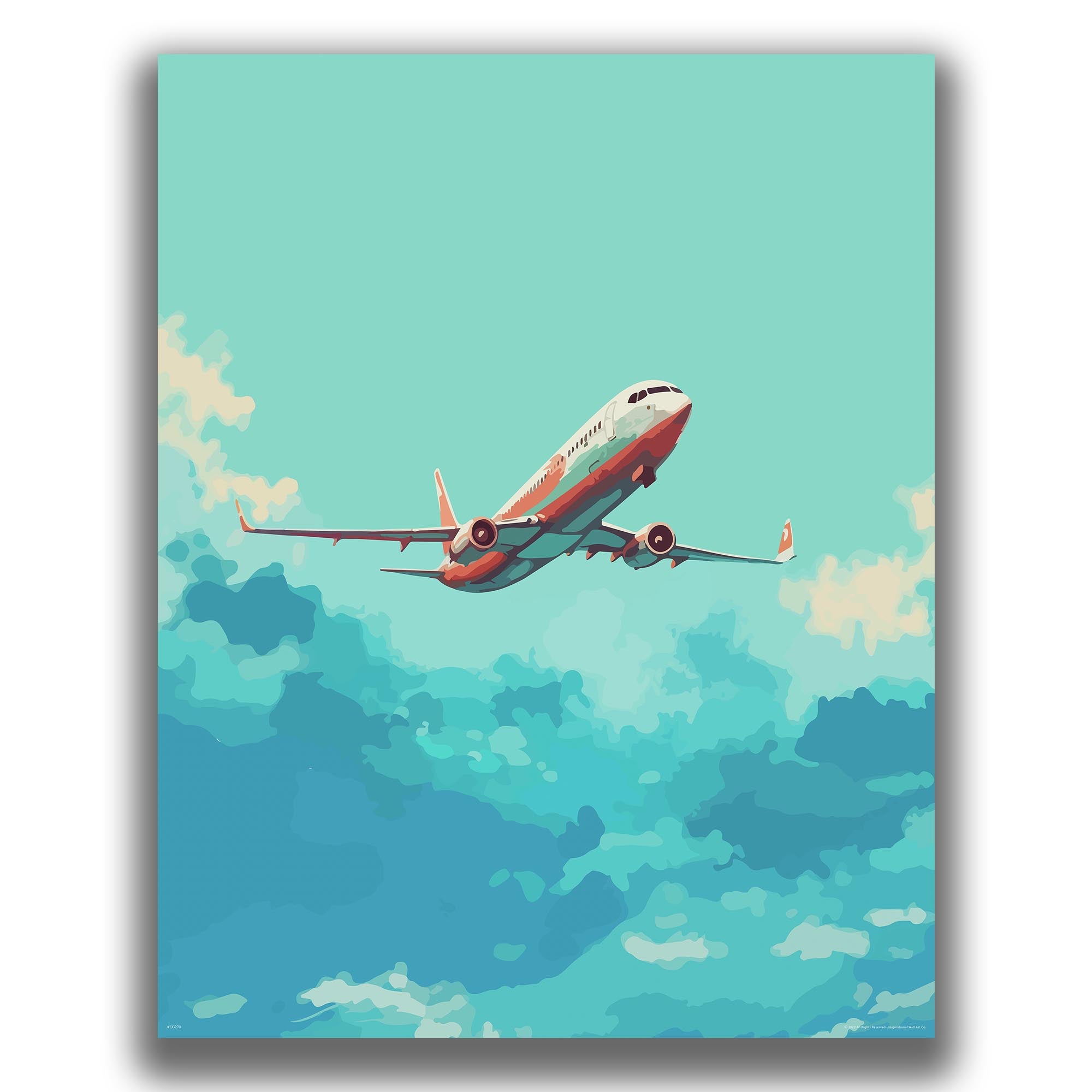 Soaring - Airplane Poster