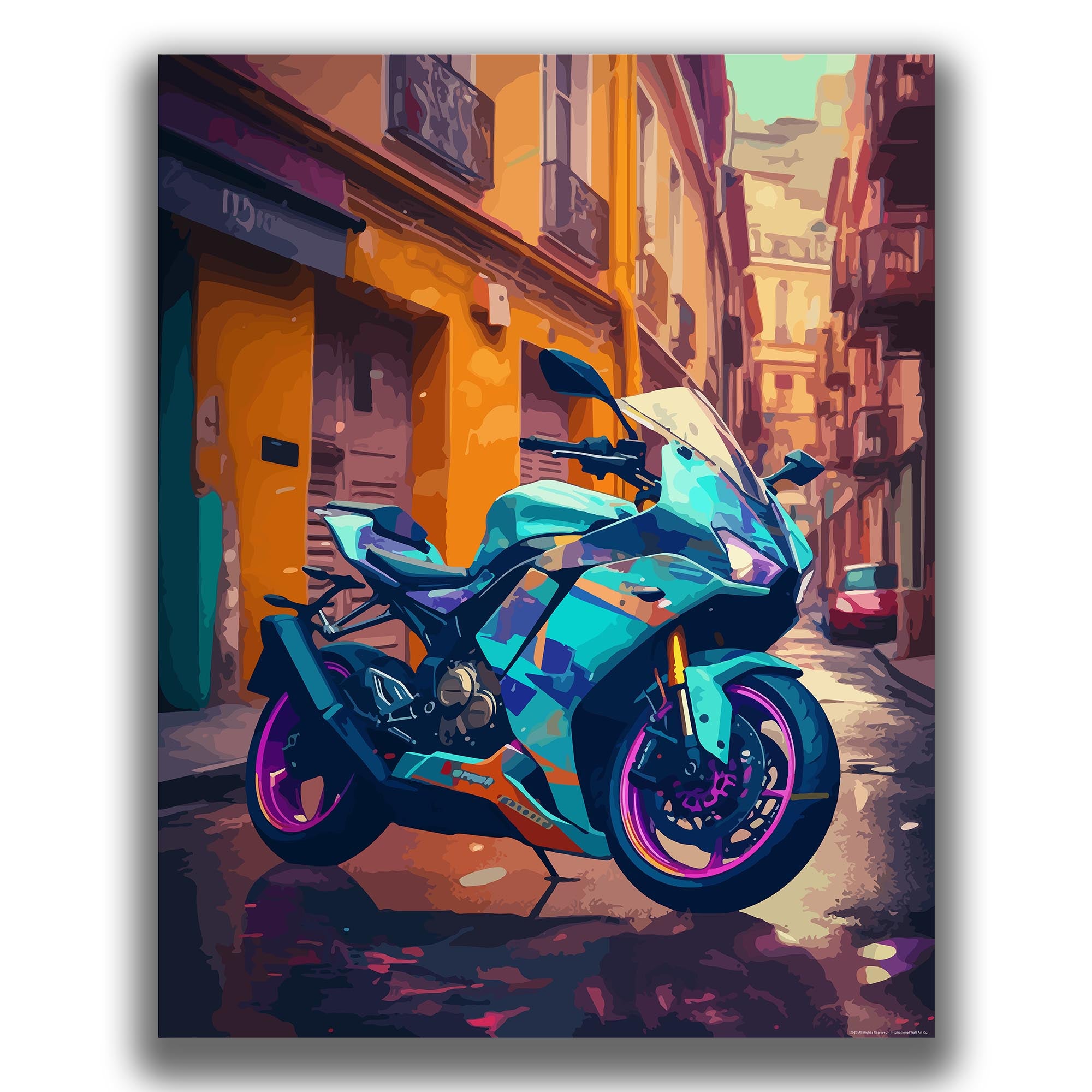 Daring - Motorcycle Poster