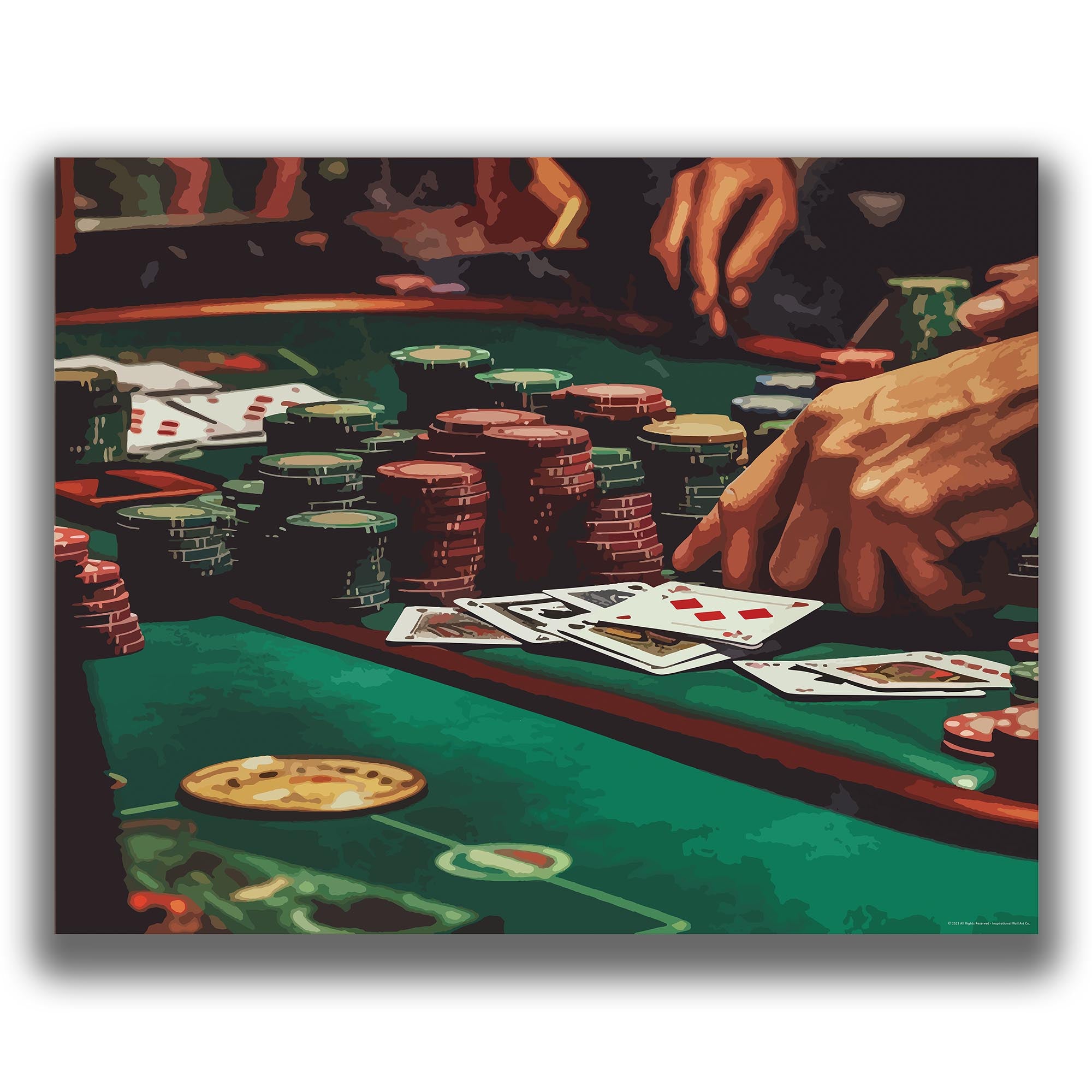 Chips - Poker Poster