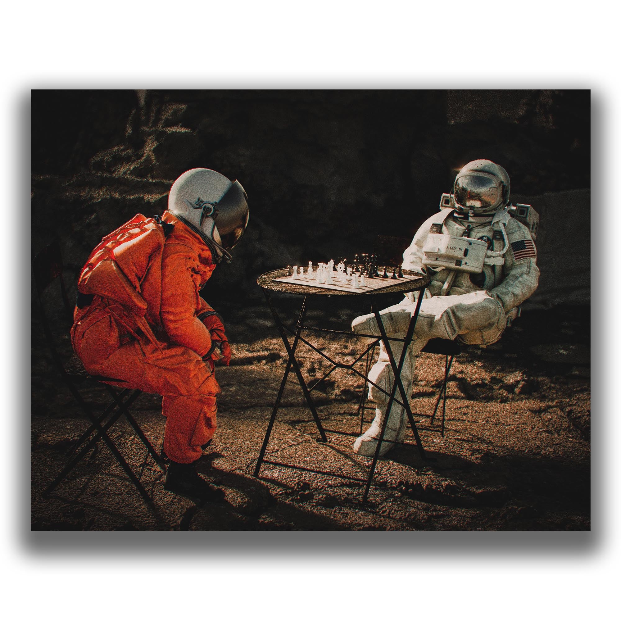 Astronauts - Chess Poster