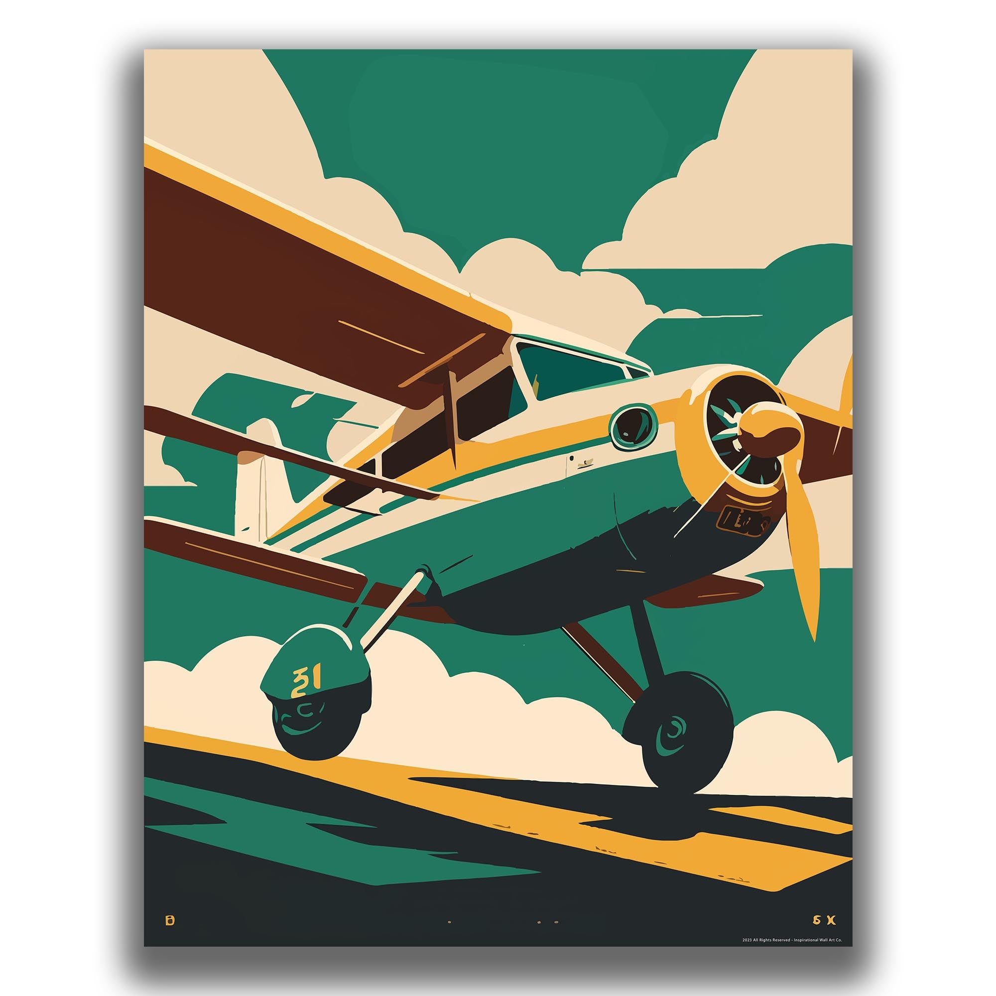 Runway - Airplane Poster