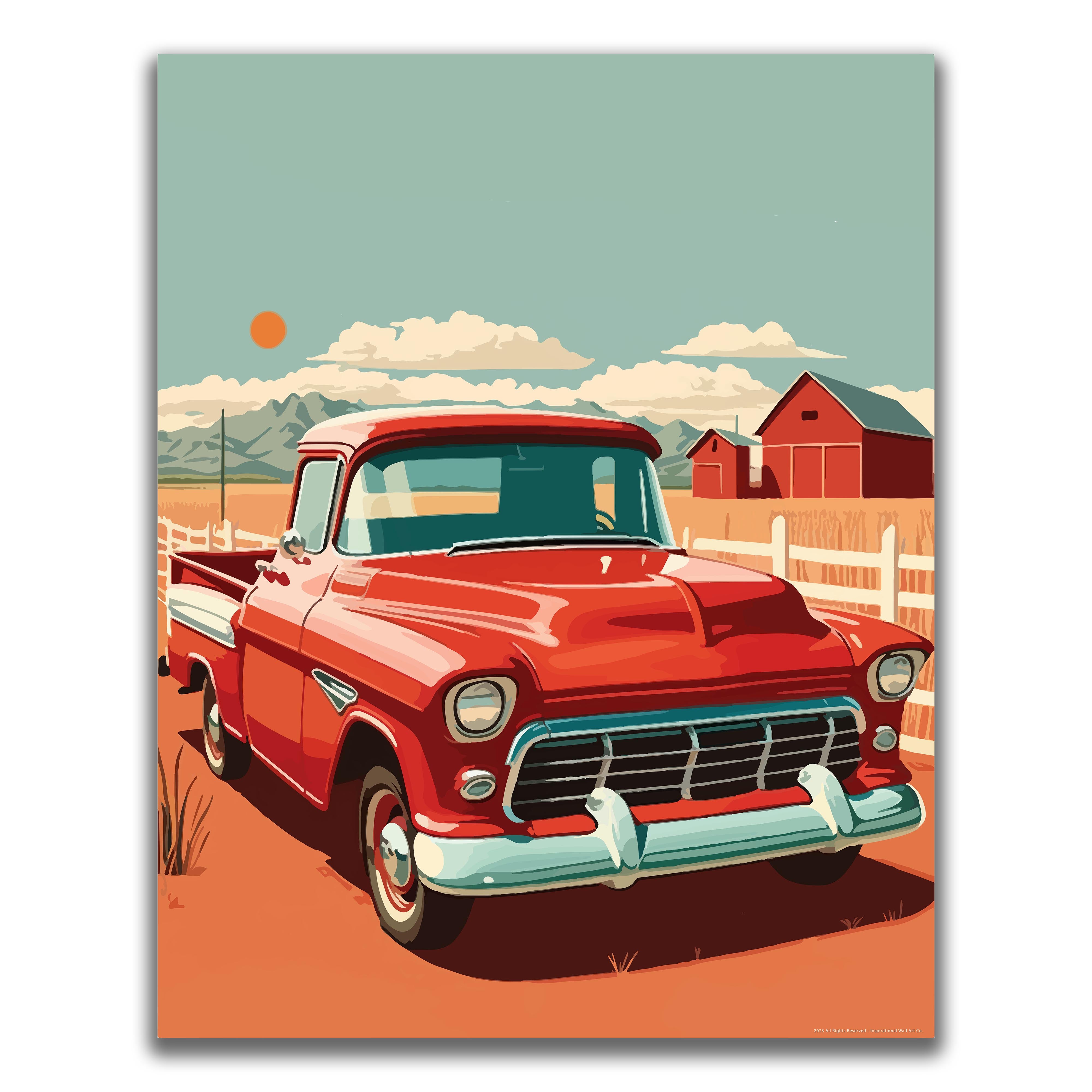 Farm - Truck Poster