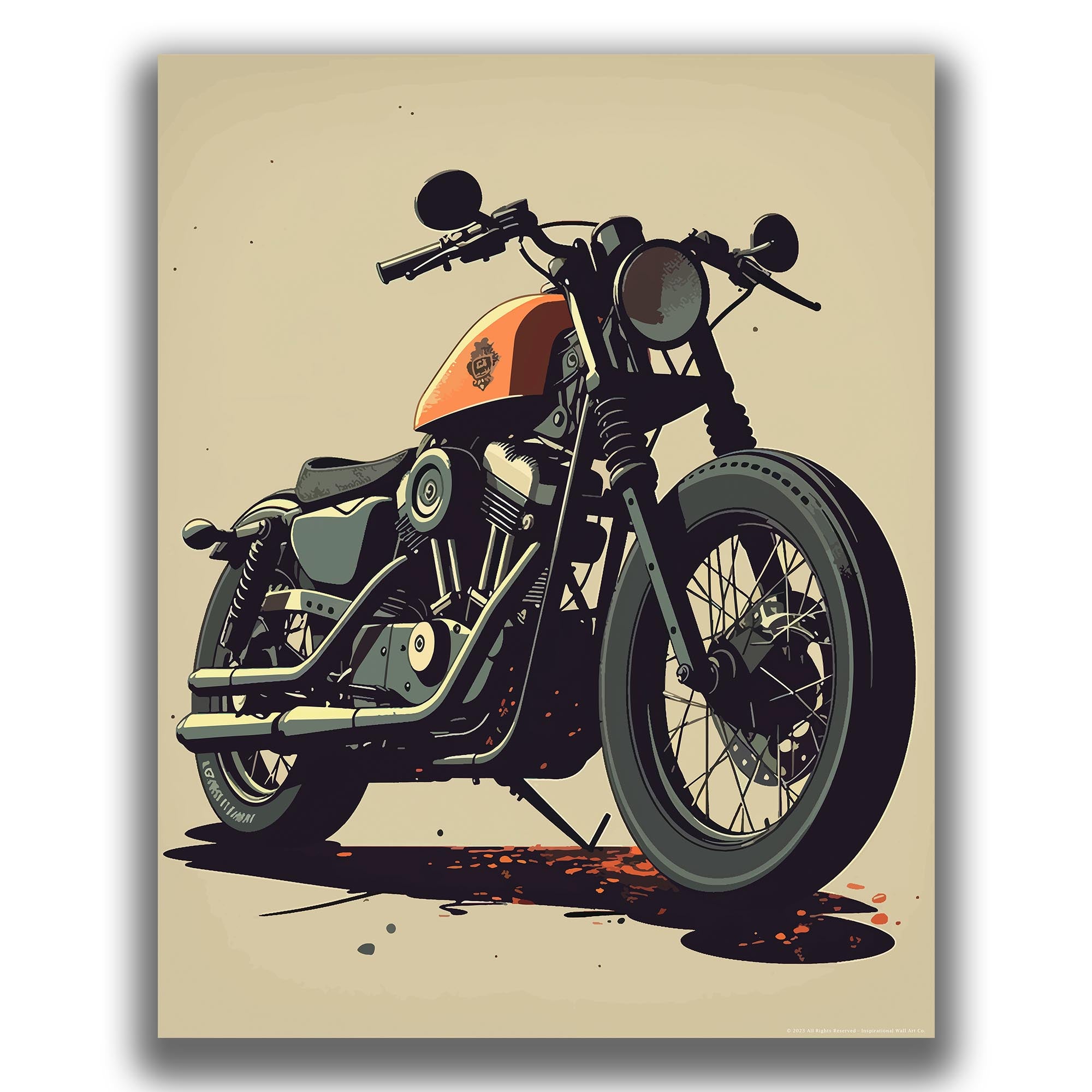 Rider's Pride - Motorcycle Poster
