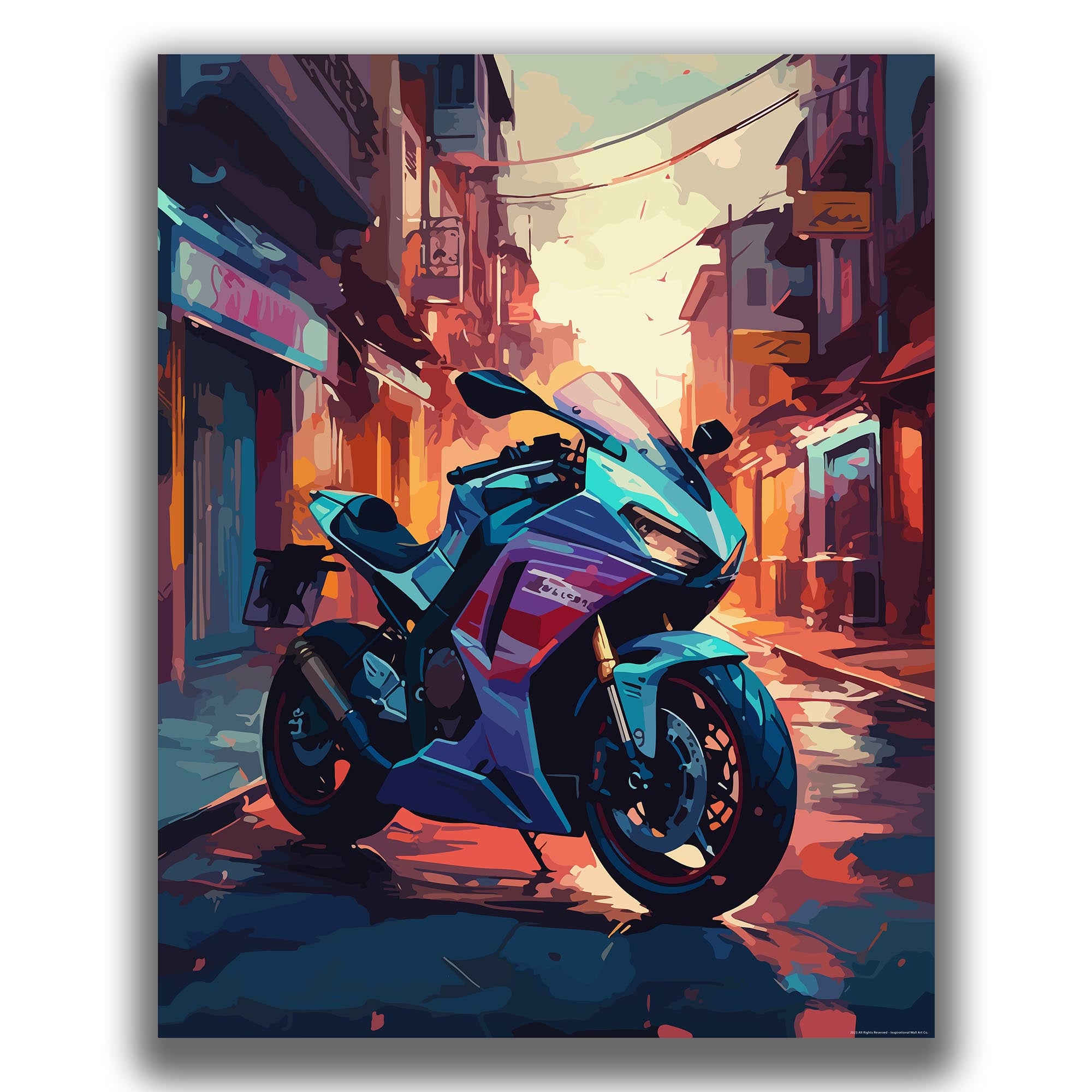 Crisp - Motorcycle Poster