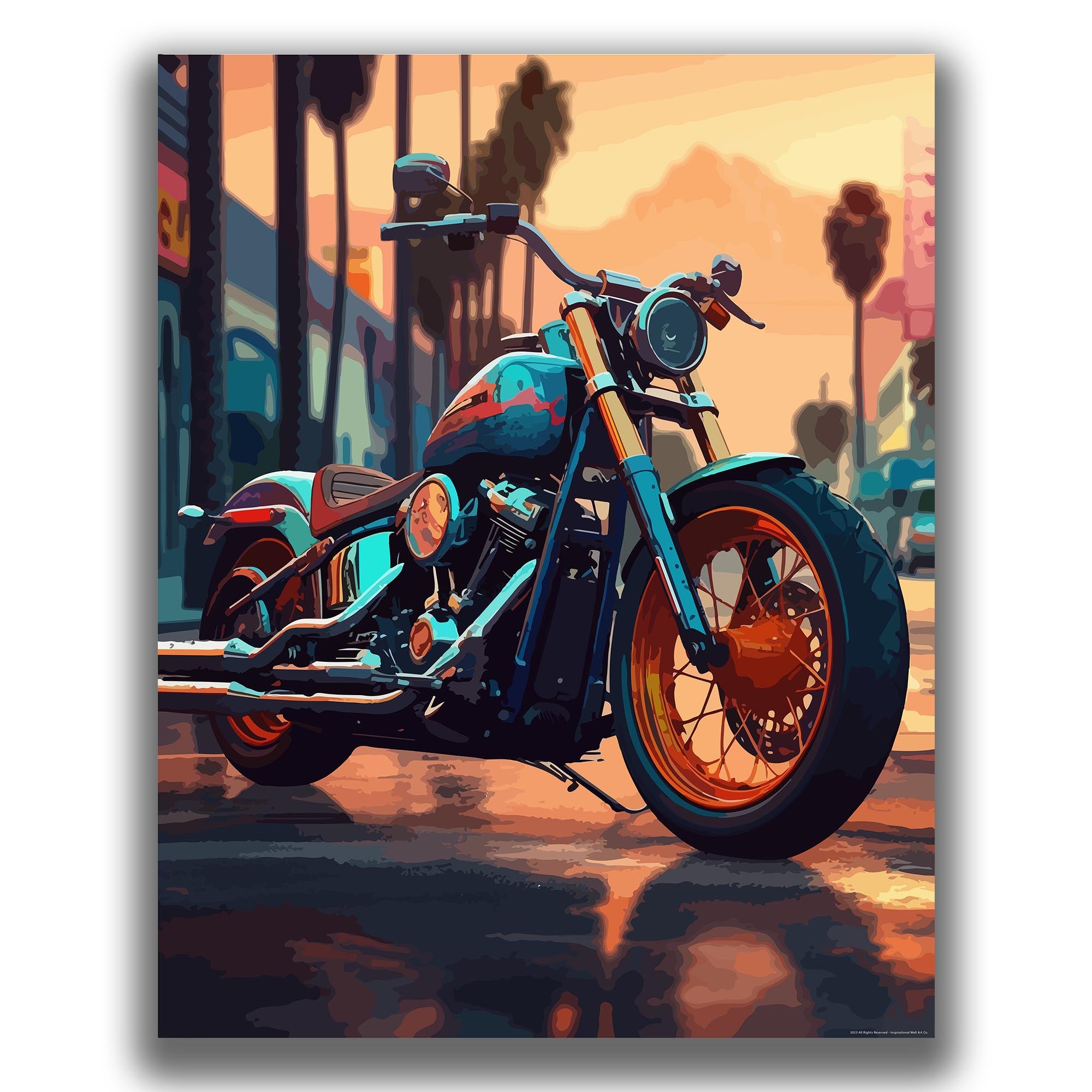 Compact - Motorcycle Poster
